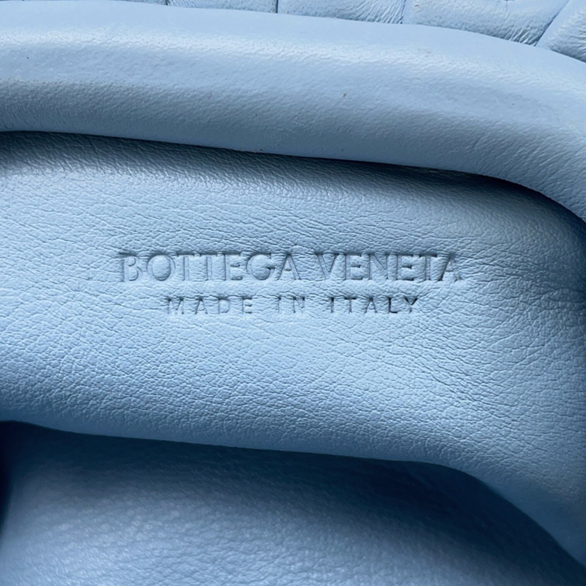 Bottega Veneta Light Blue Leather Coin Purse/Coin Case (Pre-Owned)