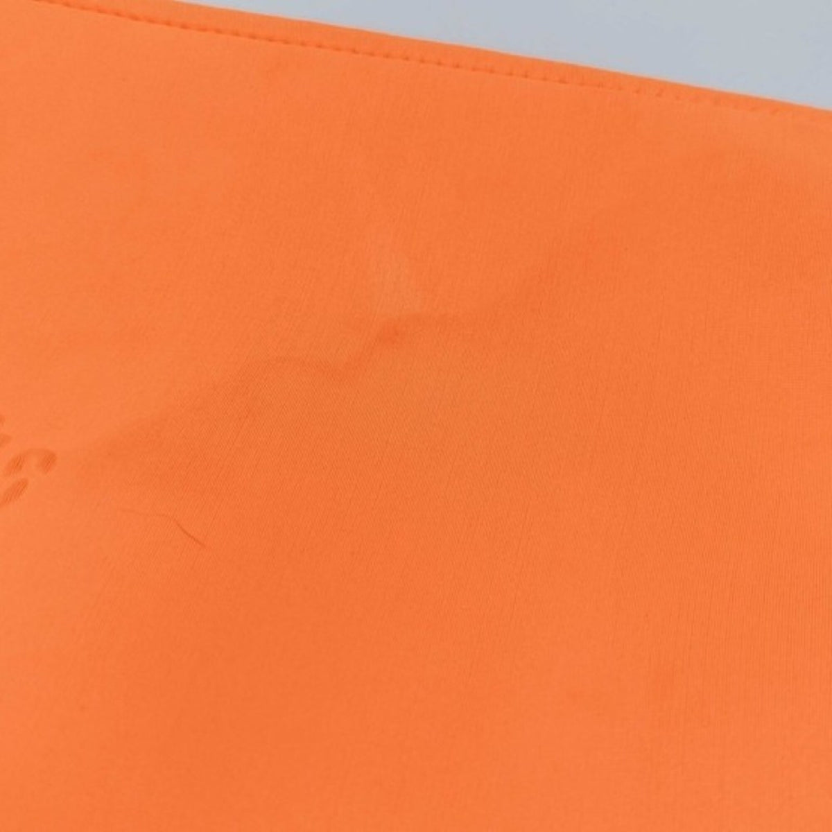 Hermes Orange Canvas Pouch (Pre-Owned)