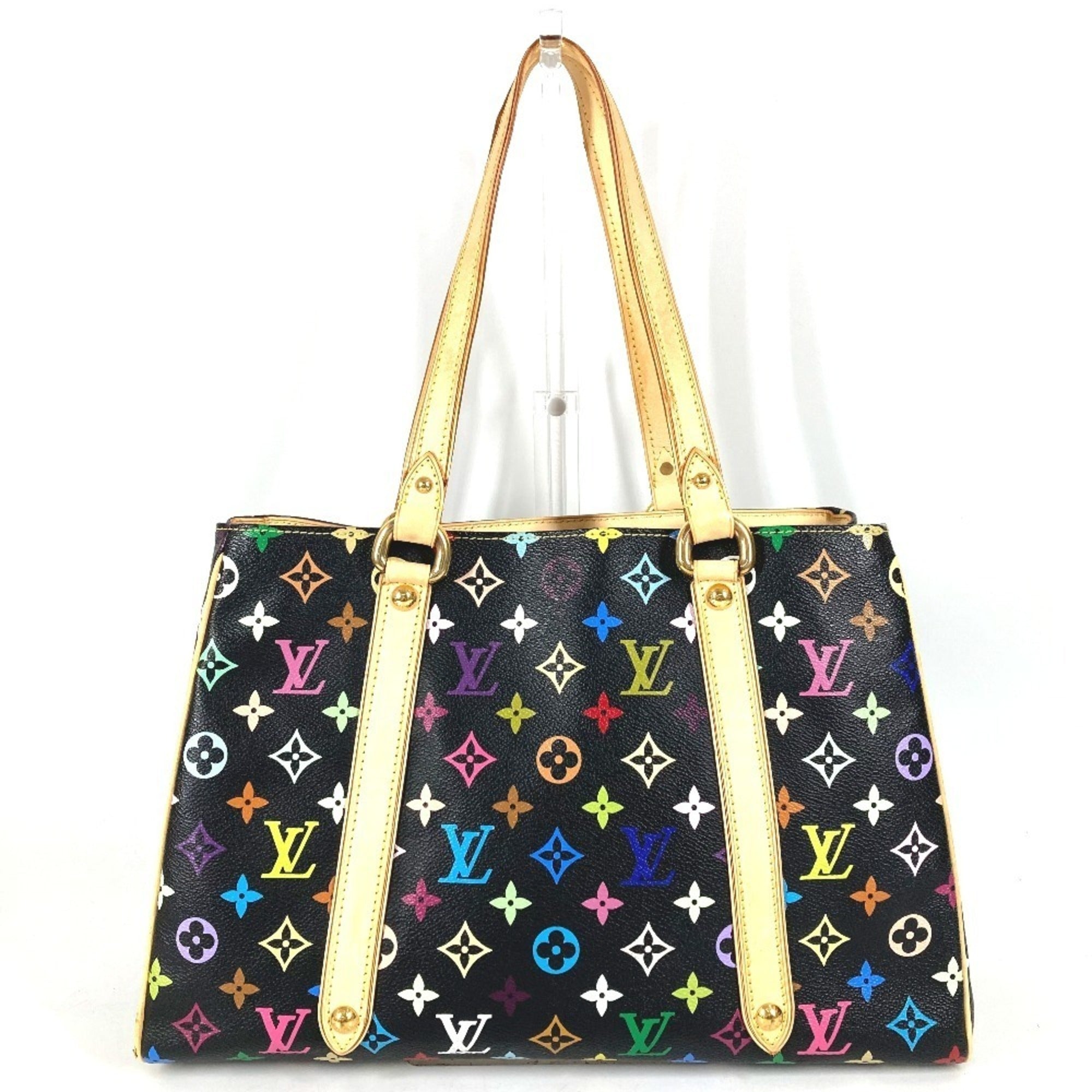 Louis Vuitton Black Multi-Color Monogram Multicolore Shoulder Bag Tote Bag (Pre-Owned)