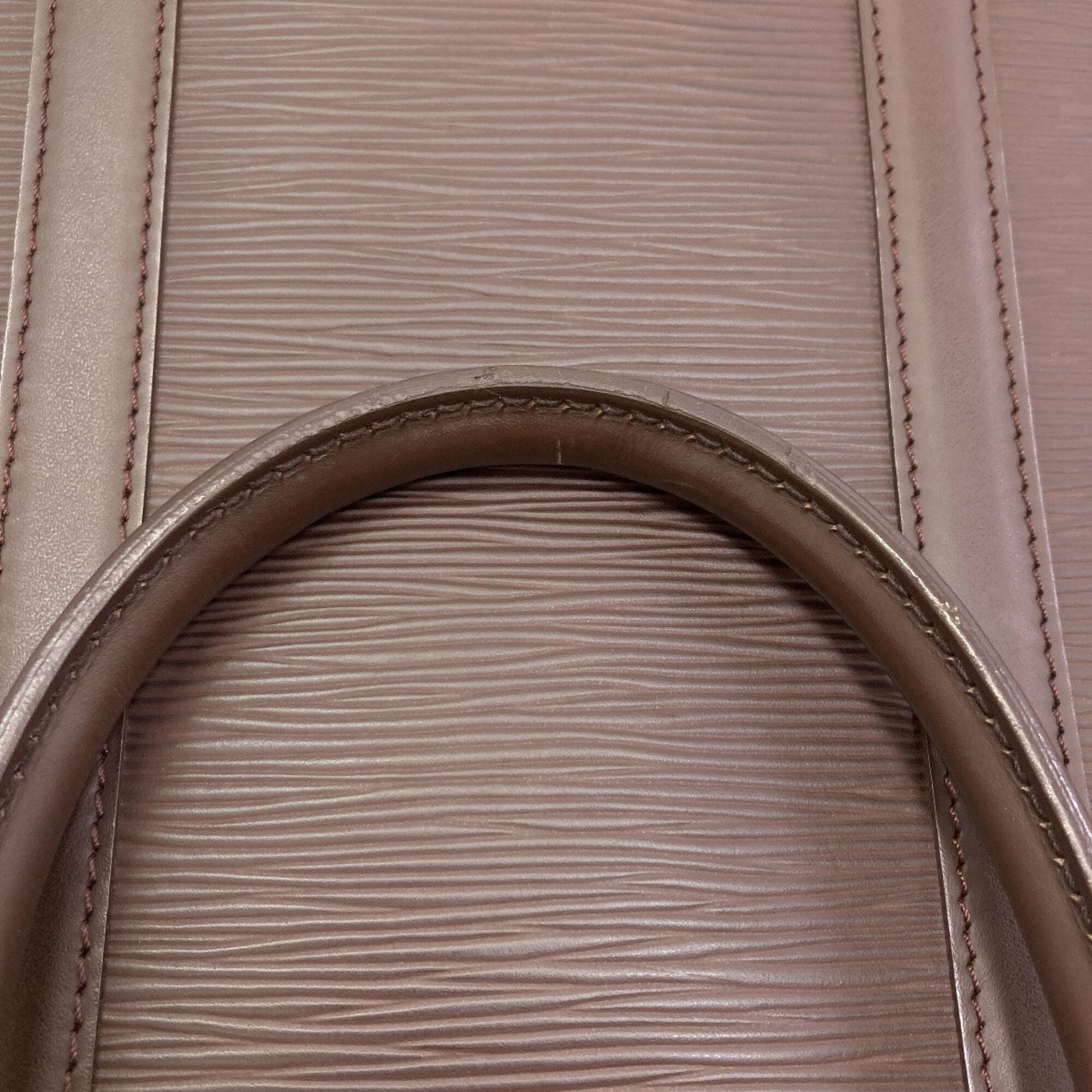 Louis Vuitton Moka Epi Leather Handbag (Pre-Owned)