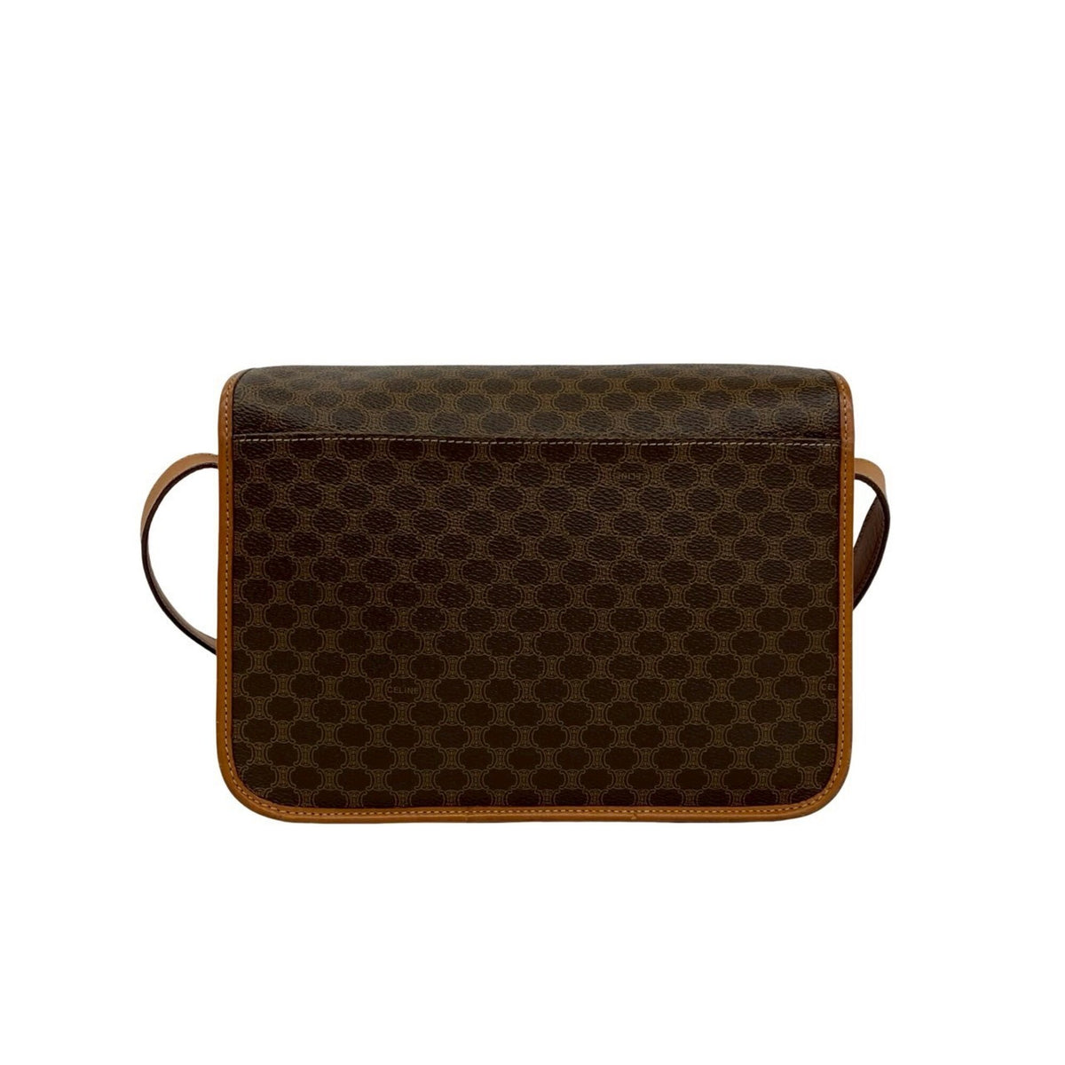 Celine Brown Leather Pvc Shoulder Bag (Pre-Owned)