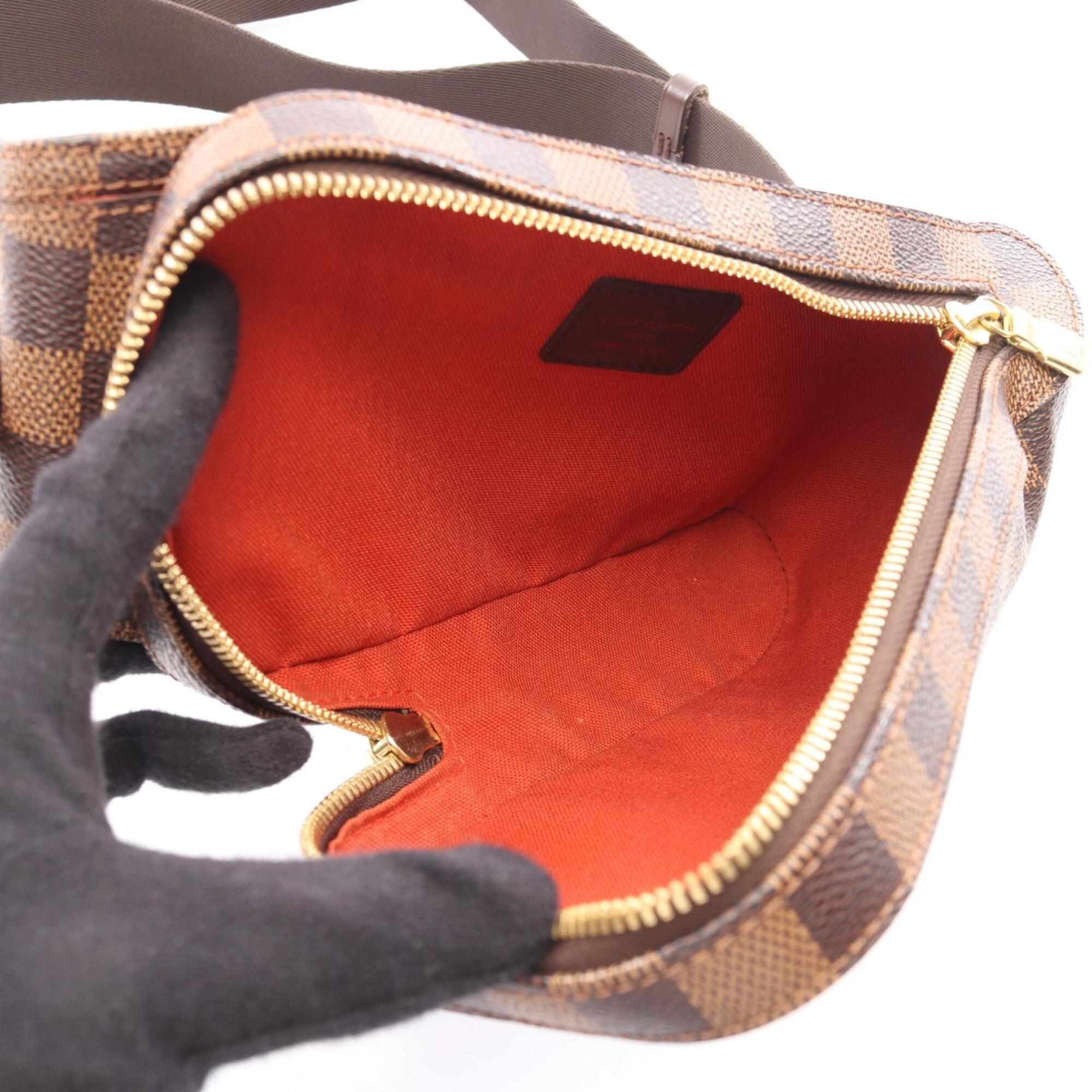 Louis Vuitton Brown Coated Canvas Fanny Pack Handbag (Pre-Owned)