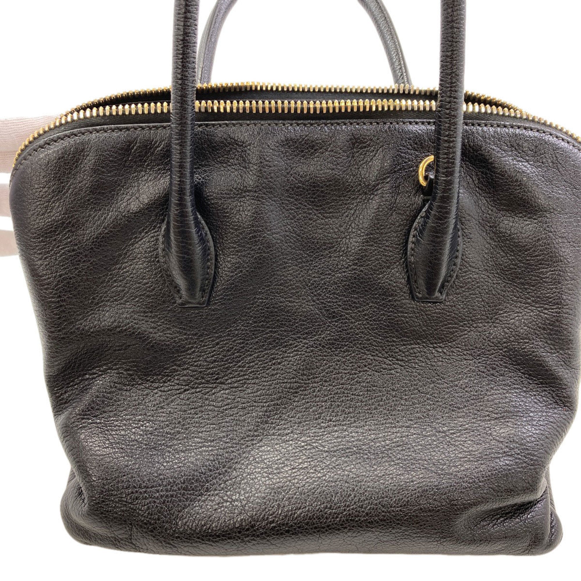 Miu Miu Black Leather Handbag (Pre-Owned)