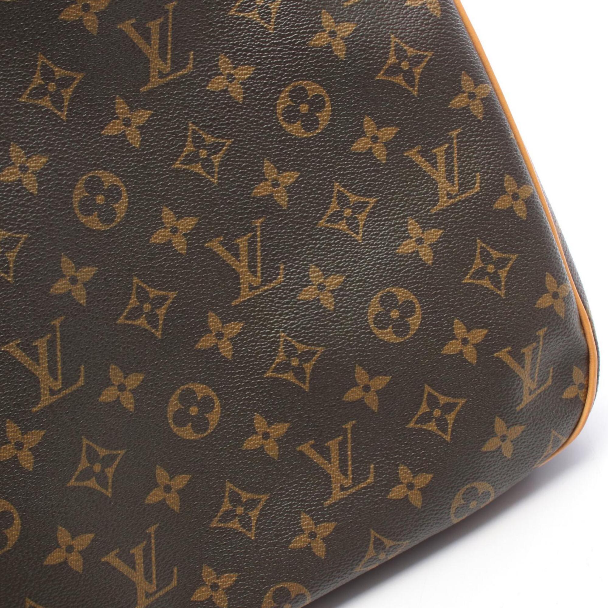 Louis Vuitton Brown Monogram Coated Canvas Handbag Shoulder Bag (Pre-Owned)