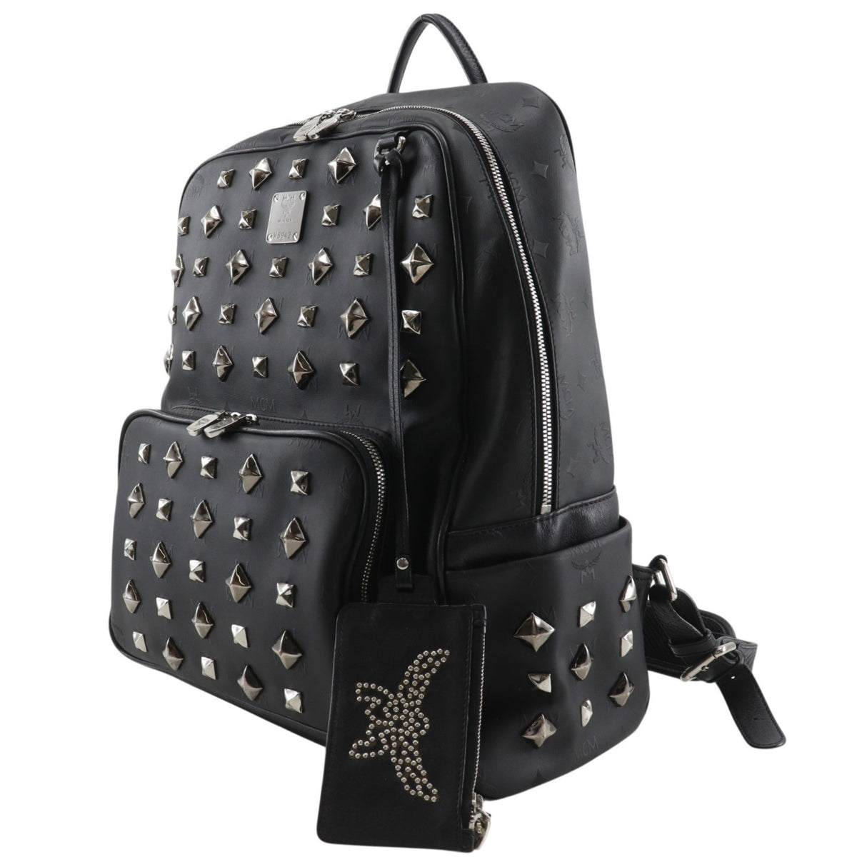 Mcm Black Pvc Backpack (Pre-Owned)