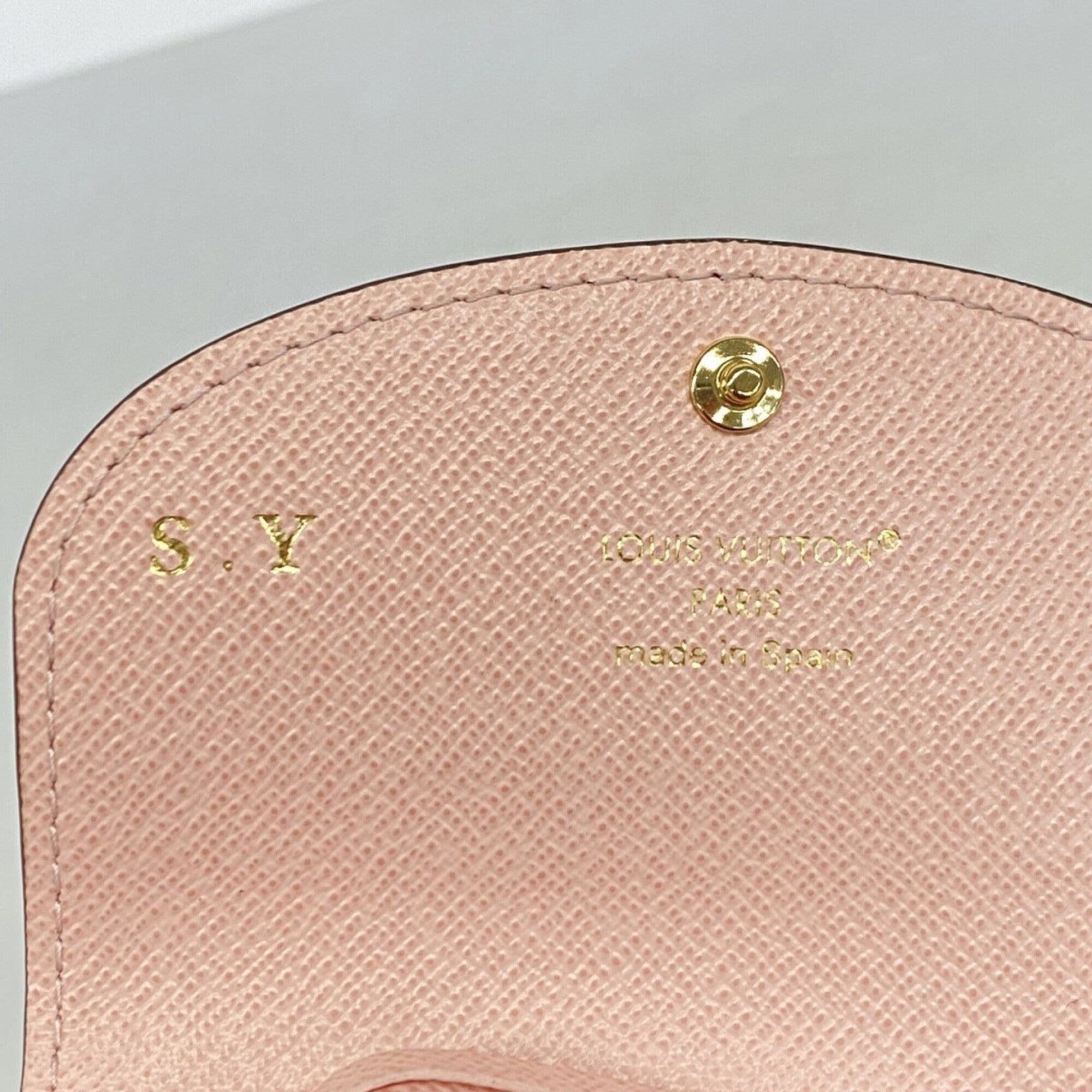 Louis Vuitton Rose Ballerine Coin Purse/Coin Case (Pre-Owned)