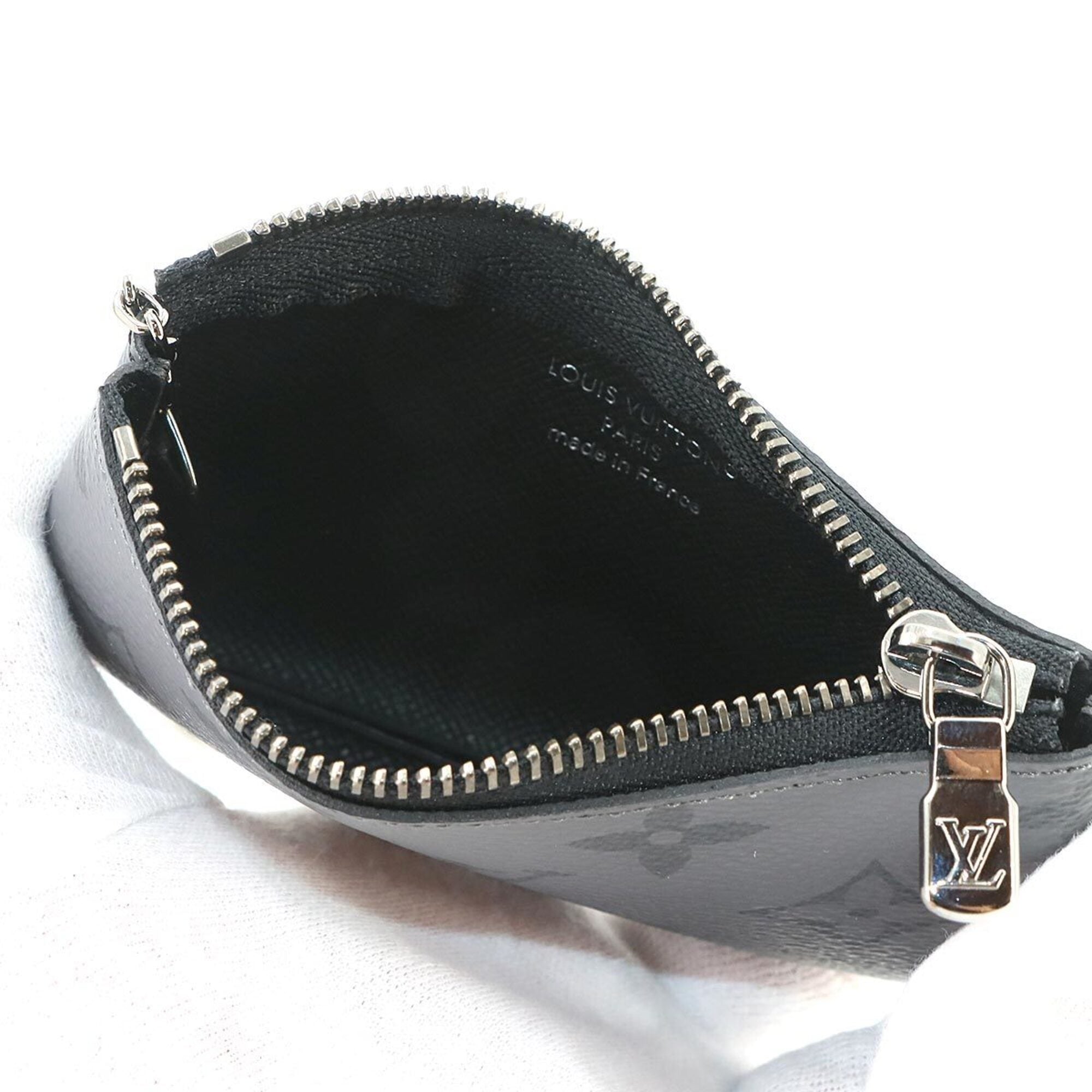 Louis Vuitton Monogram Eclipse Monogram Eclipse Coin Purse/Coin Case (Pre-Owned)