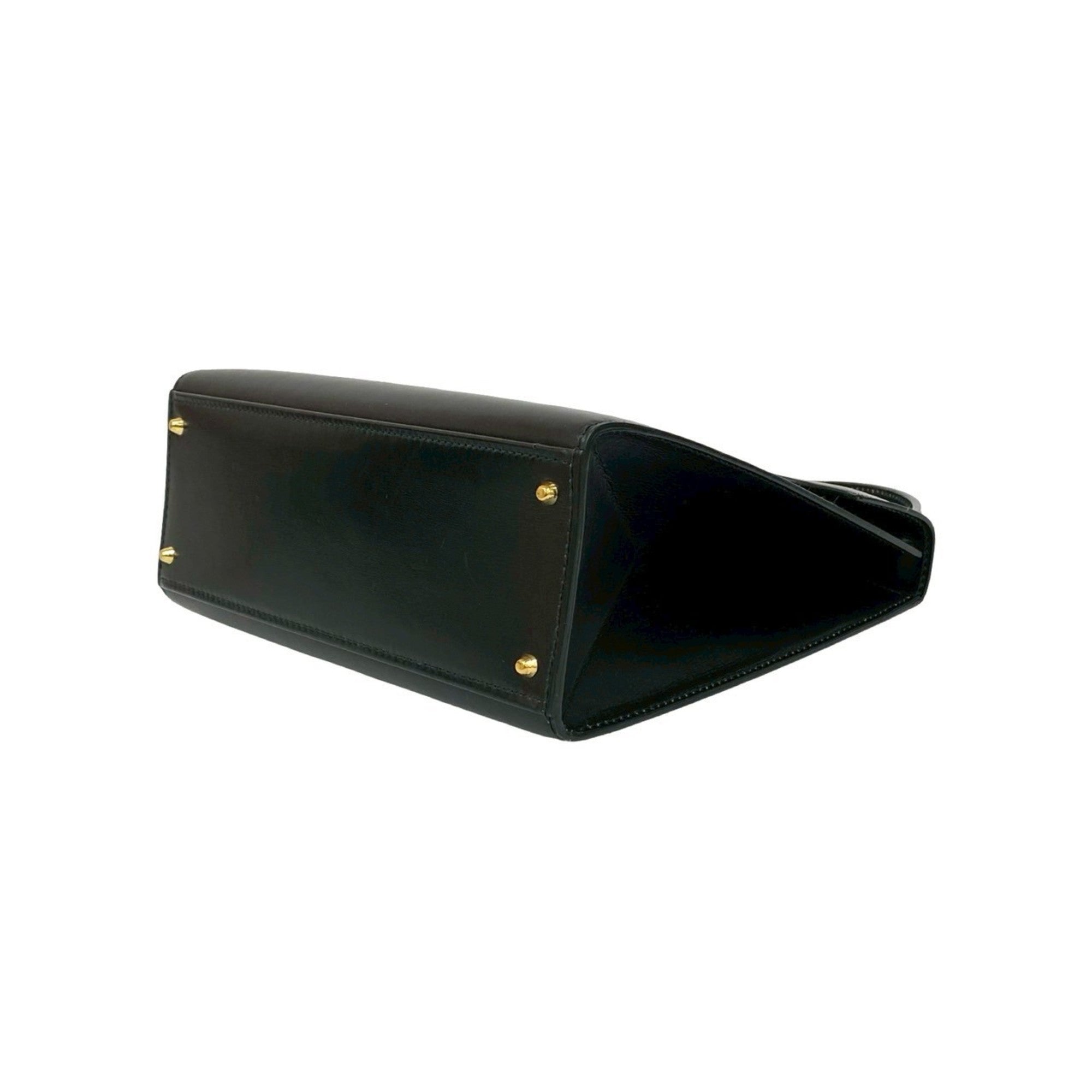 Celine Black Leather Handbag Shoulder Bag (Pre-Owned)