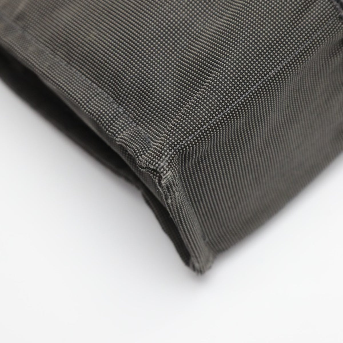 Hermes Gray Canvas Tote Bag (Pre-Owned)