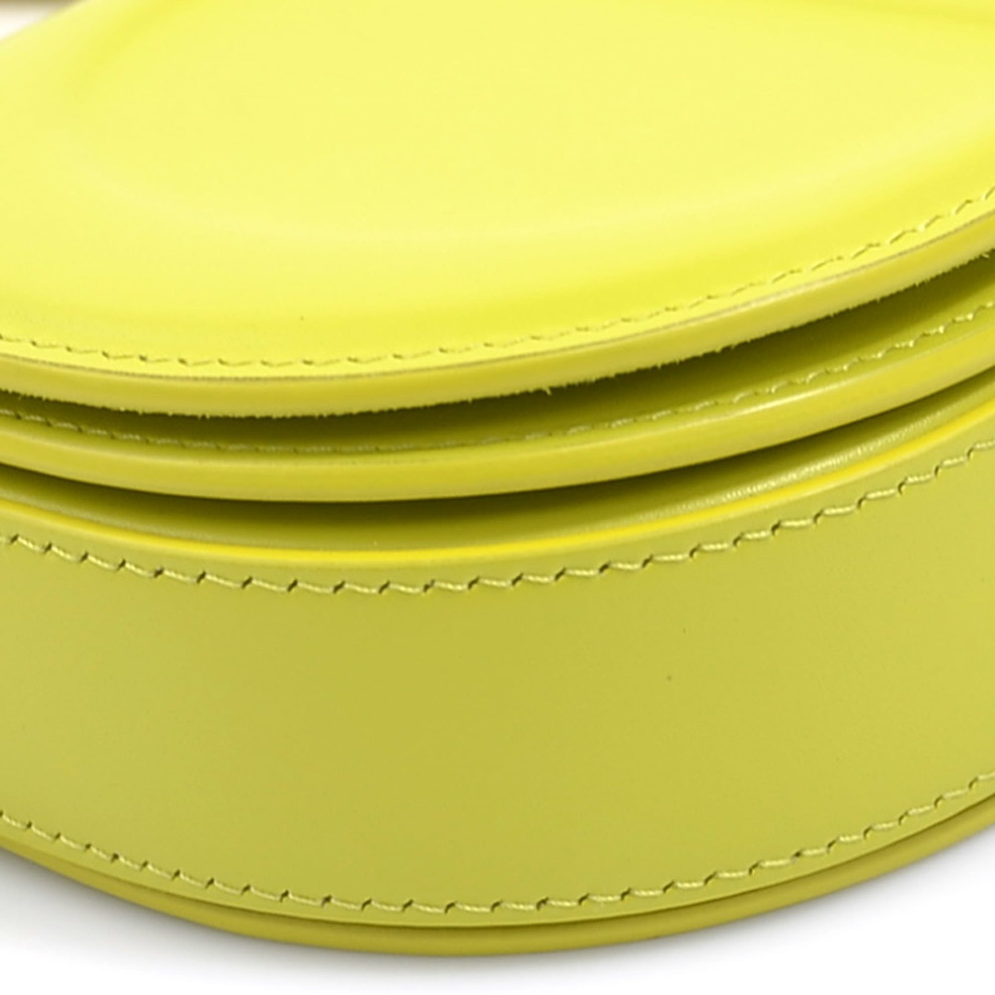 Christian Dior Yellow Leather Shoulder Bag (Pre-Owned)