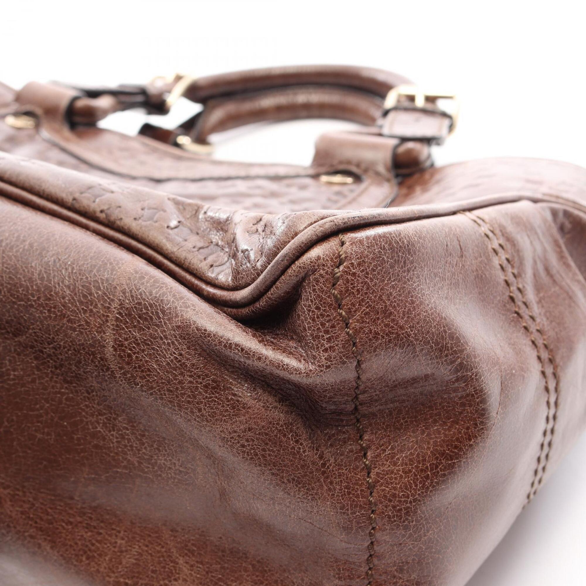 Celine Brown Leather Handbag (Pre-Owned)