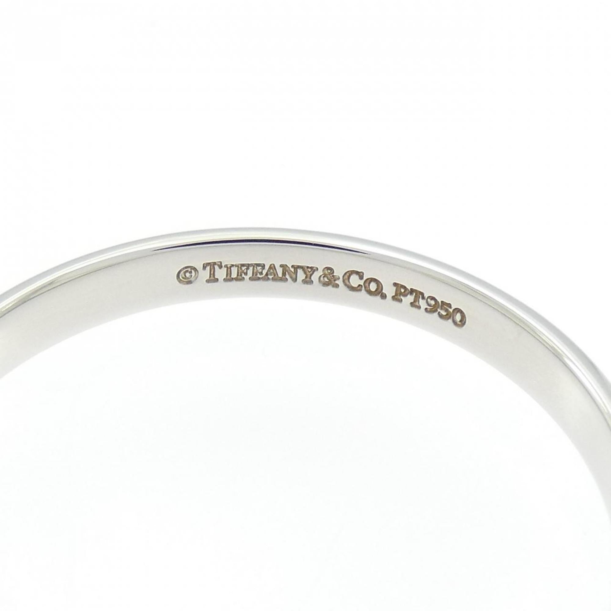Tiffany Platinum Platinum 950 Band Ring (Pre-Owned)