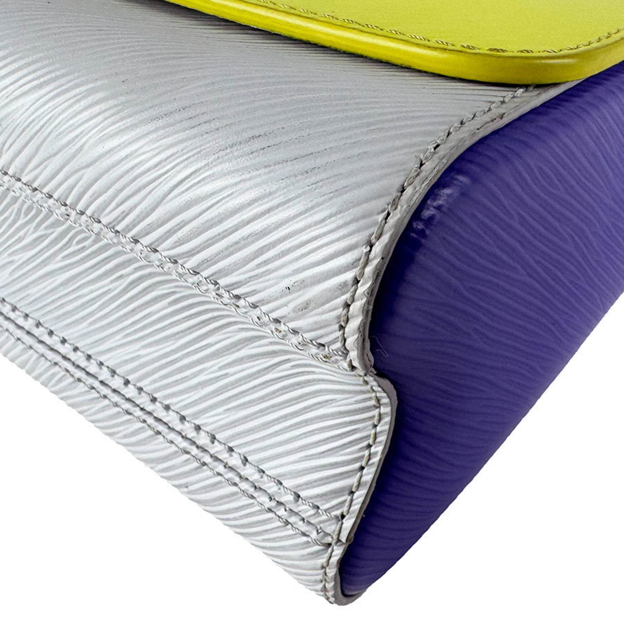 Louis Vuitton Gray Purple Yellow Epi Leather Shoulder Bag (Pre-Owned)