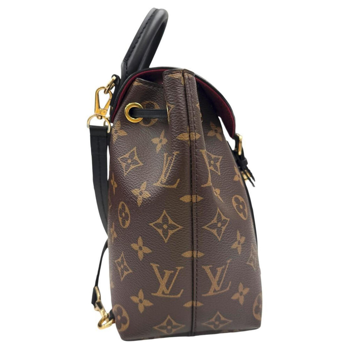 Louis Vuitton Monogram Brown Noir Monogram Leather Backpack (Pre-Owned)