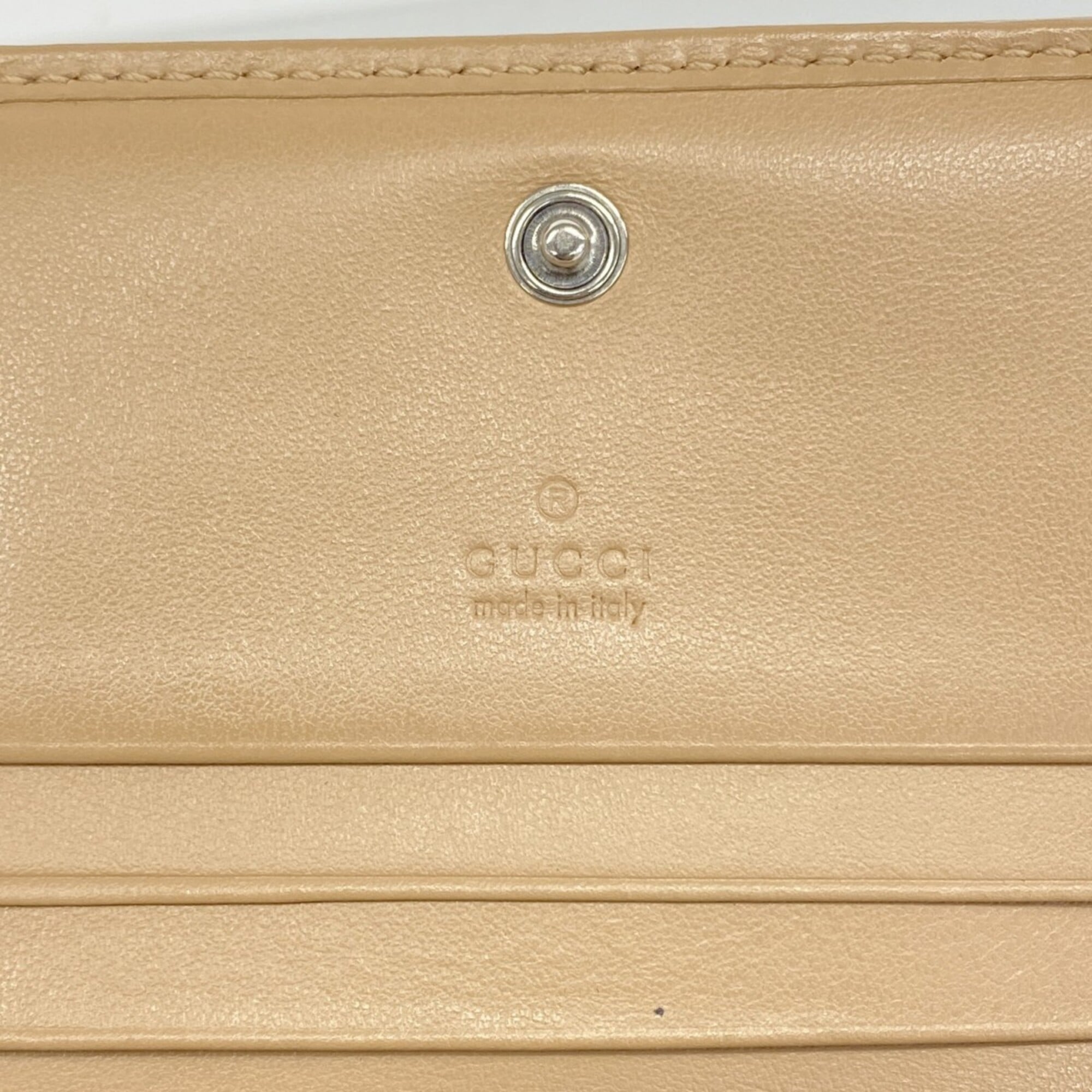 Gucci Brown Leather Wallet (Bi-Fold) (Pre-Owned)