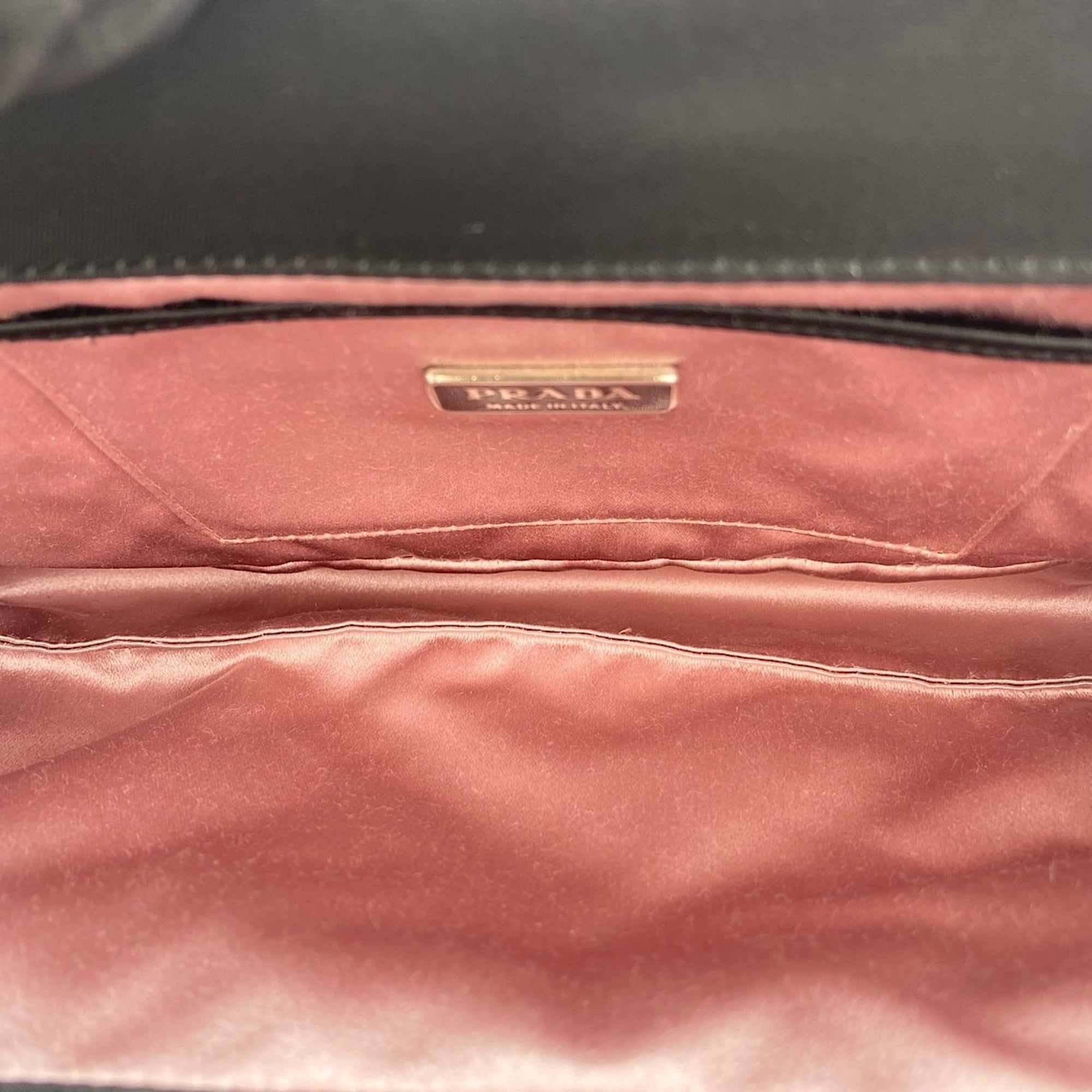 Prada Black Handbag Shoulder Bag (Pre-Owned)