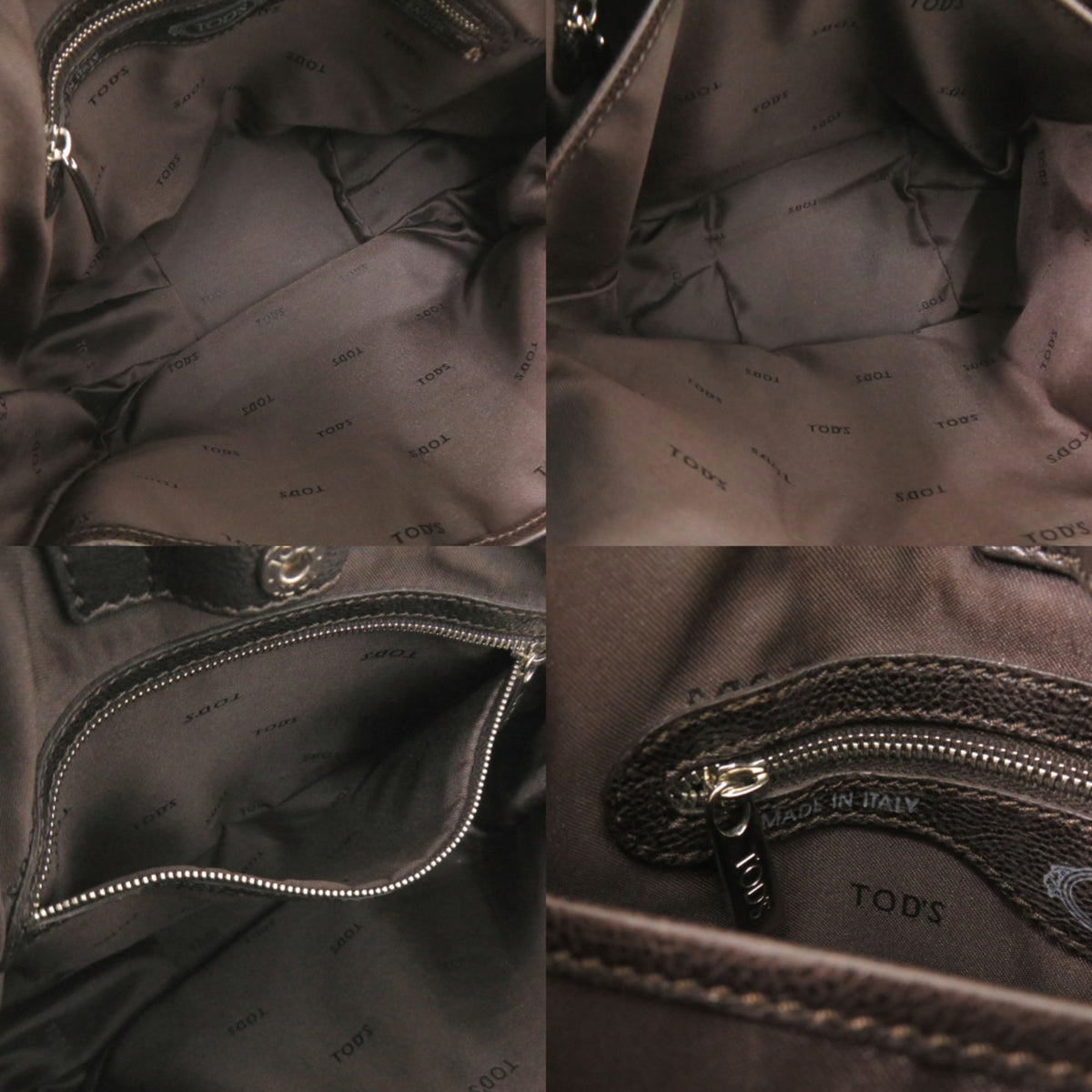 Tod's Brown Suede Leather Shoulder Bag Tote Bag (Pre-Owned)