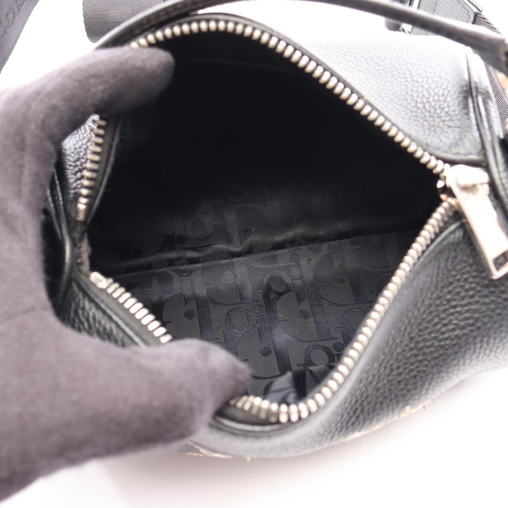 Christian Dior Black Multi-Color Leather Handbag (Pre-Owned)