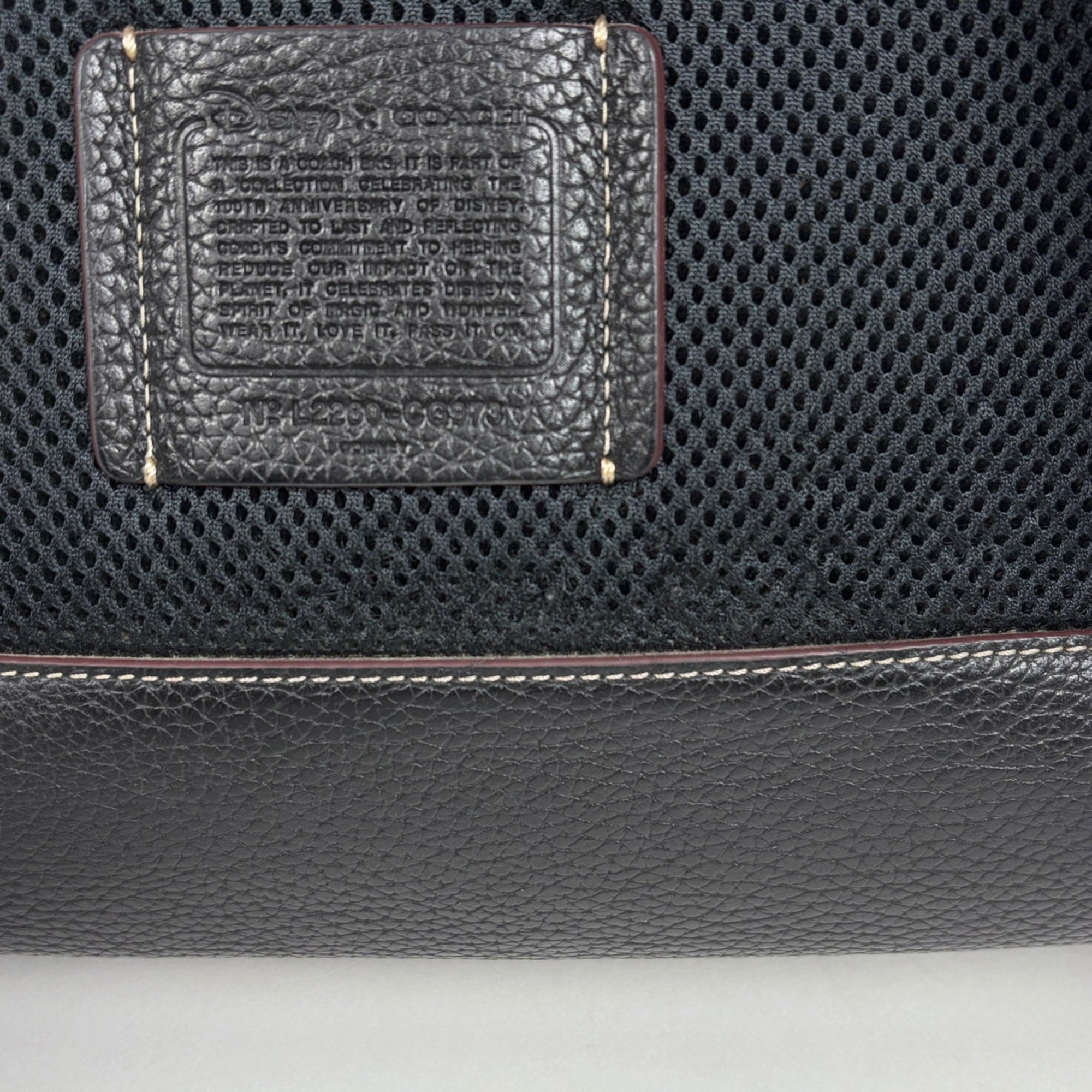 Coach Black Leather Backpack (Pre-Owned)