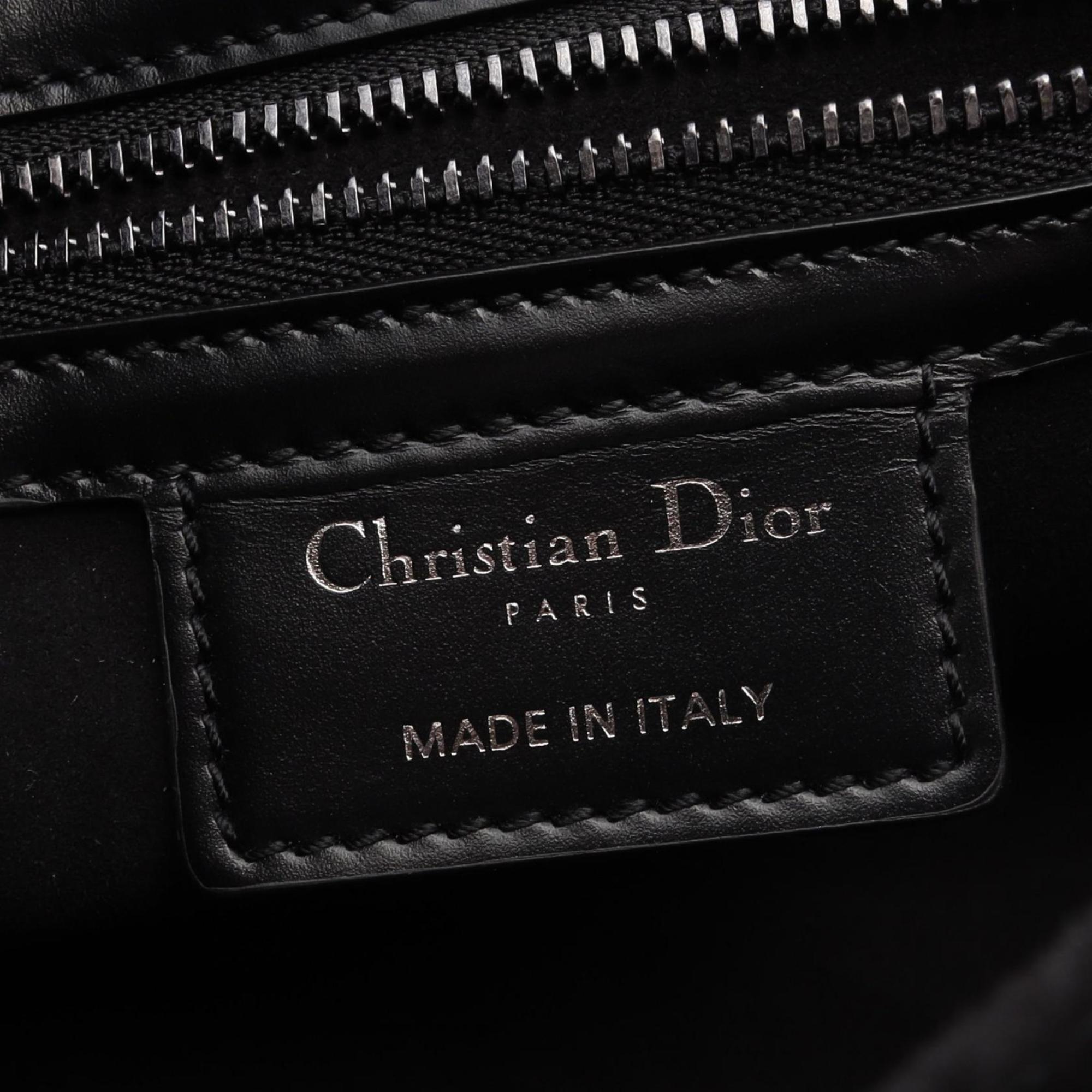 Christian Dior Black Leather Shoulder Bag (Pre-Owned)