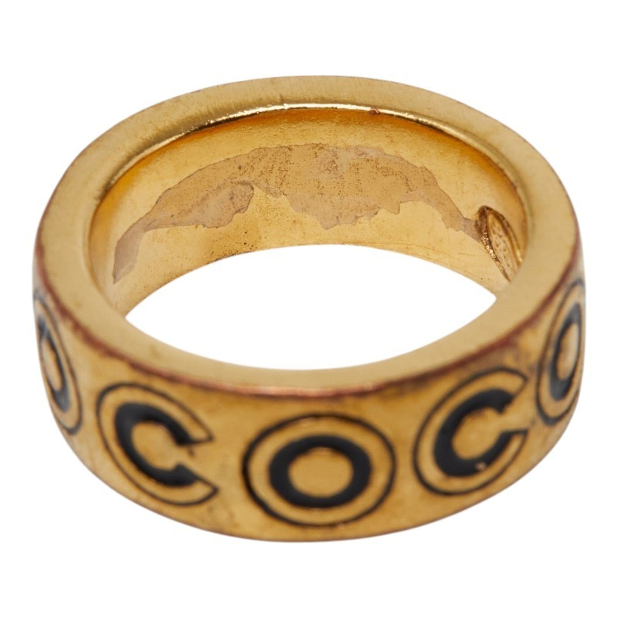 Chanel Gold Band Ring (Pre-Owned)