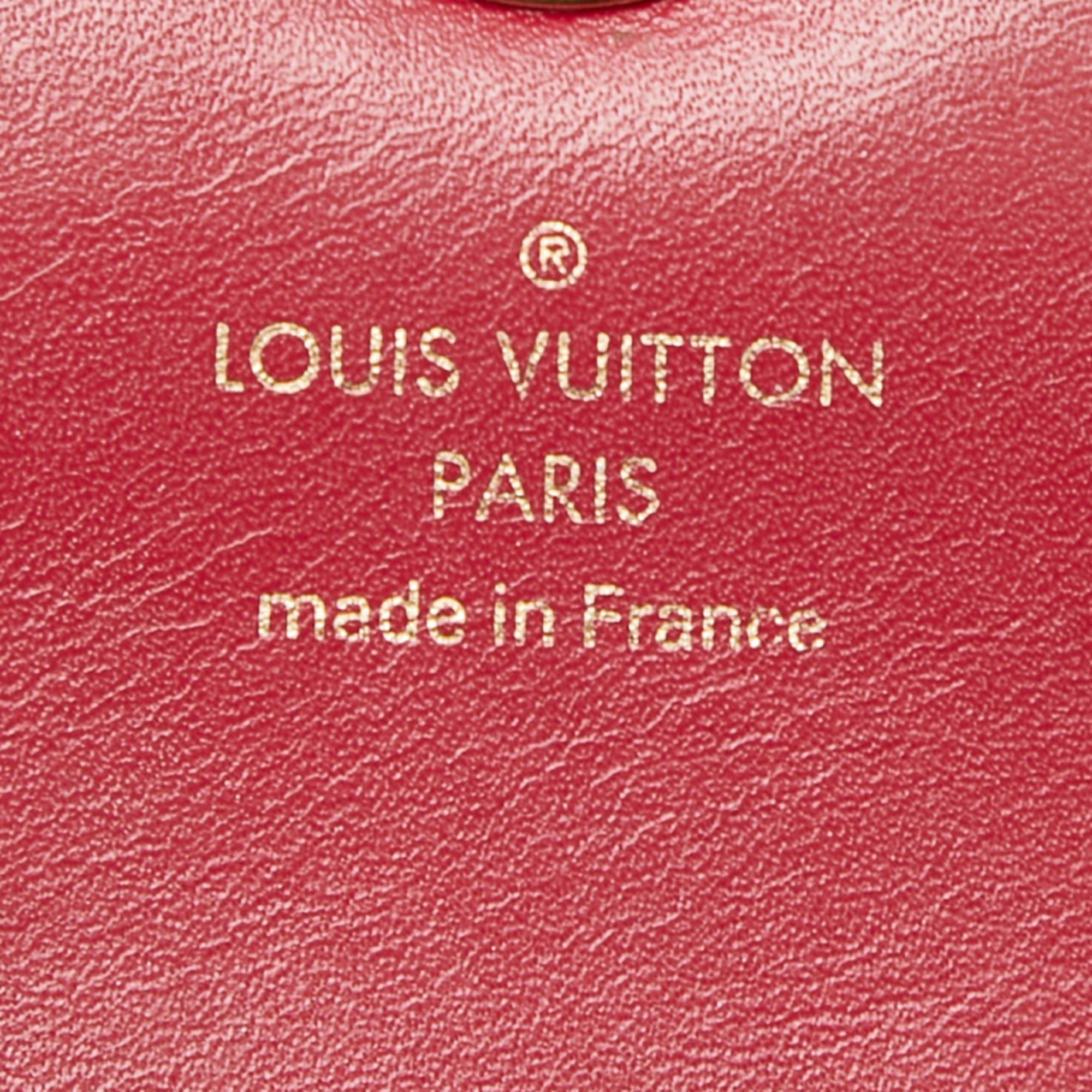 Louis Vuitton Brown Fuchsia Monogram Monogram Wallet (Bi-Fold) (Pre-Owned)