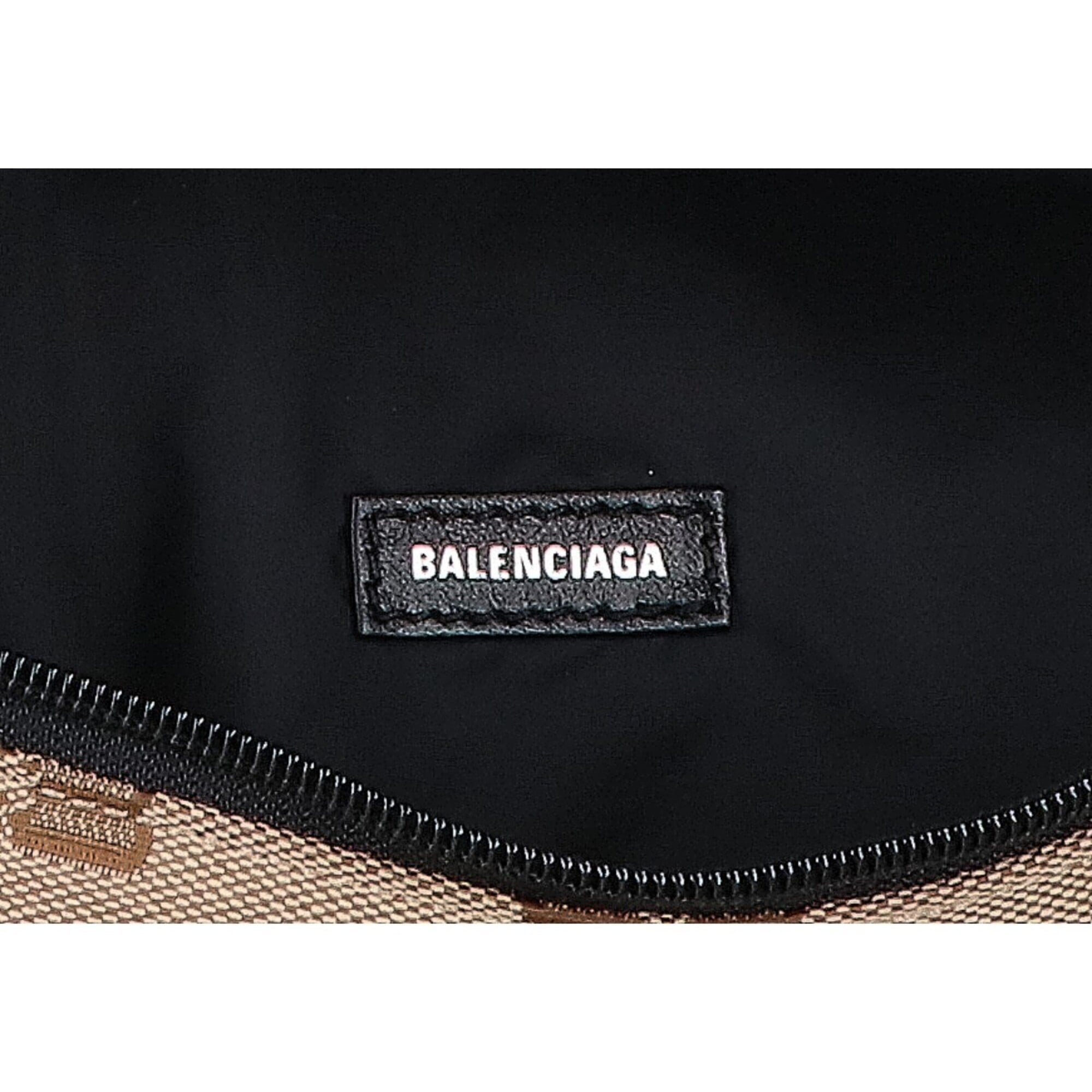 Balenciaga Beige Jacquard Fanny Pack (Pre-Owned)