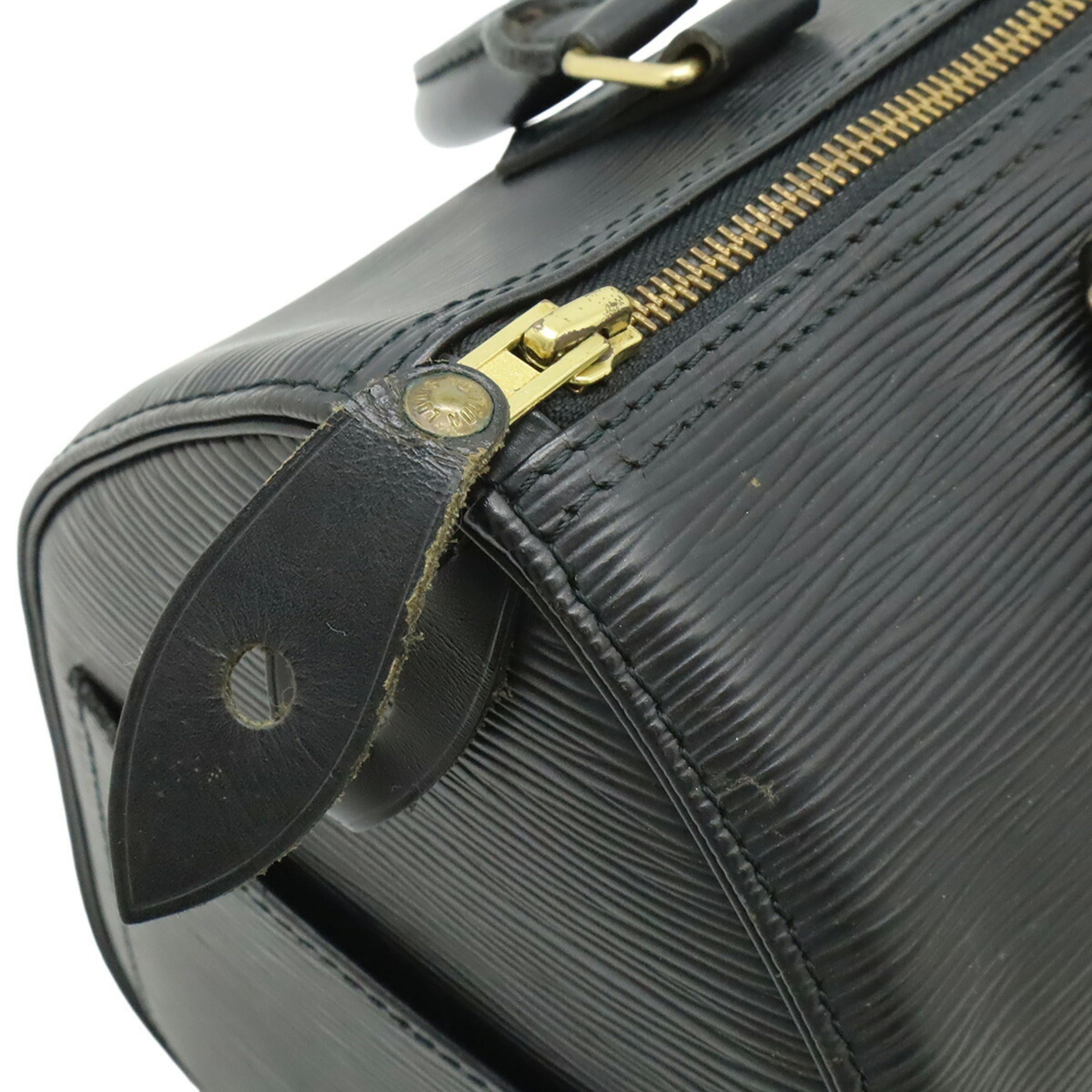 Louis Vuitton Black Noir Epi Leather Handbag (Pre-Owned)