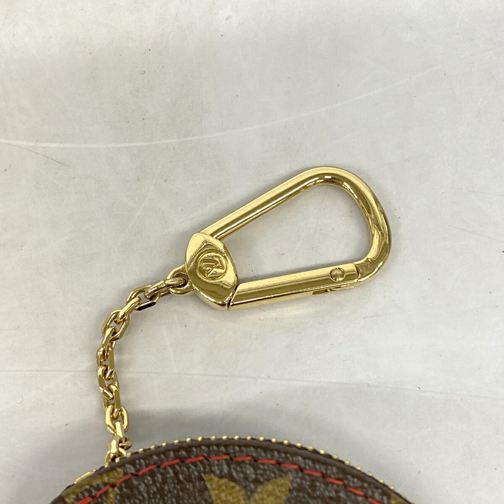 Louis Vuitton Brown Red Color Coin Purse/Coin Case (Pre-Owned)