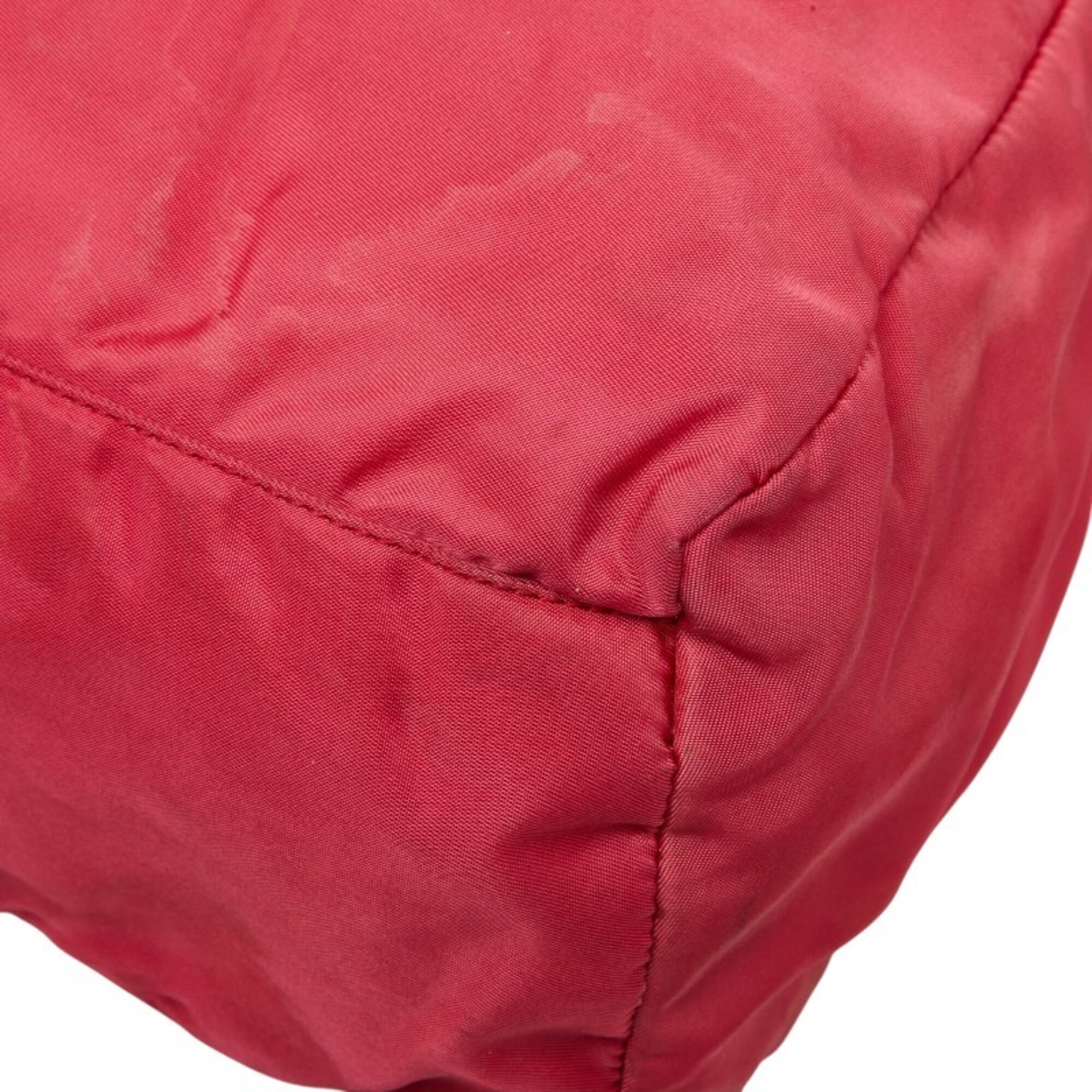 Prada Pink Nylon Handbag (Pre-Owned)
