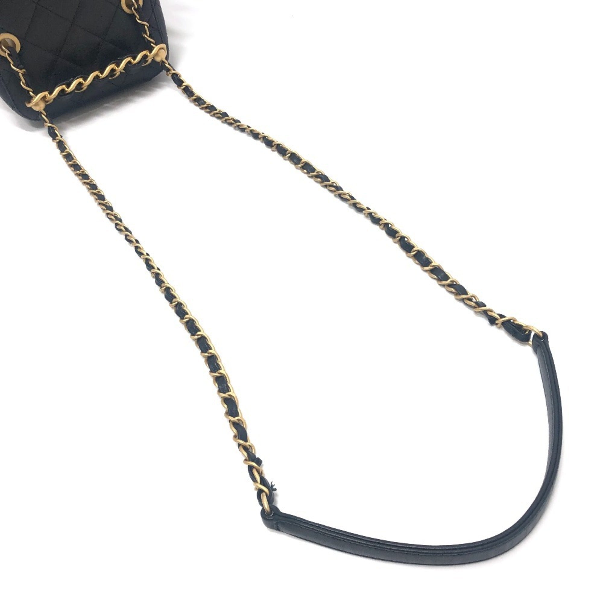Chanel Black Shoulder Bag Vanity Bag (Pre-Owned)