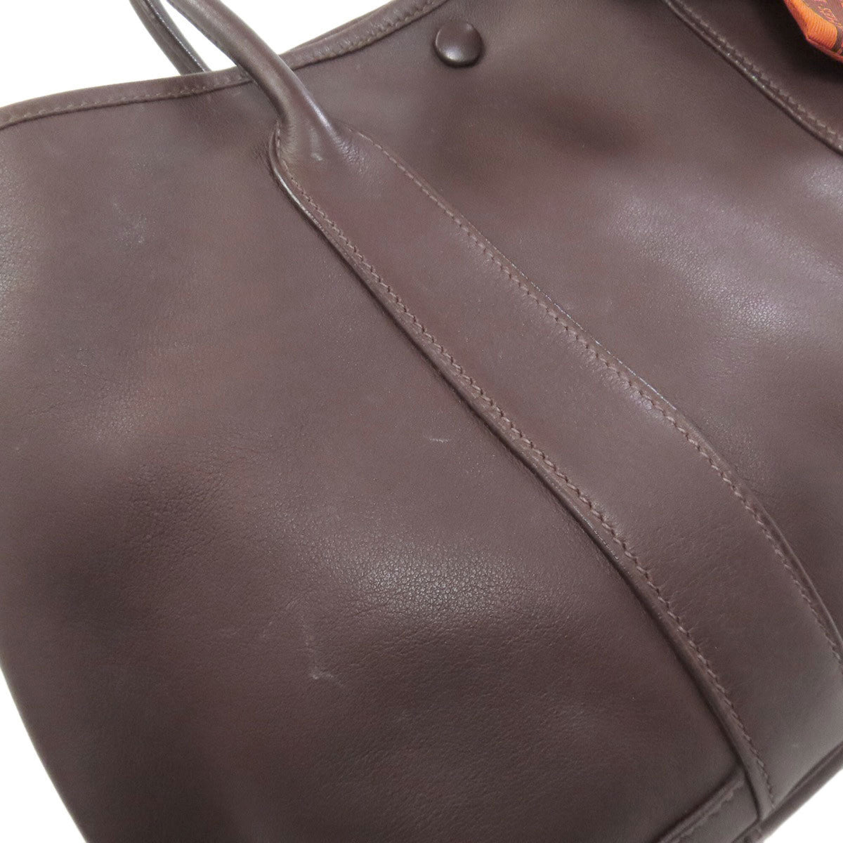 Hermes Garden Havane Swift Leather Handbag (Pre-Owned)