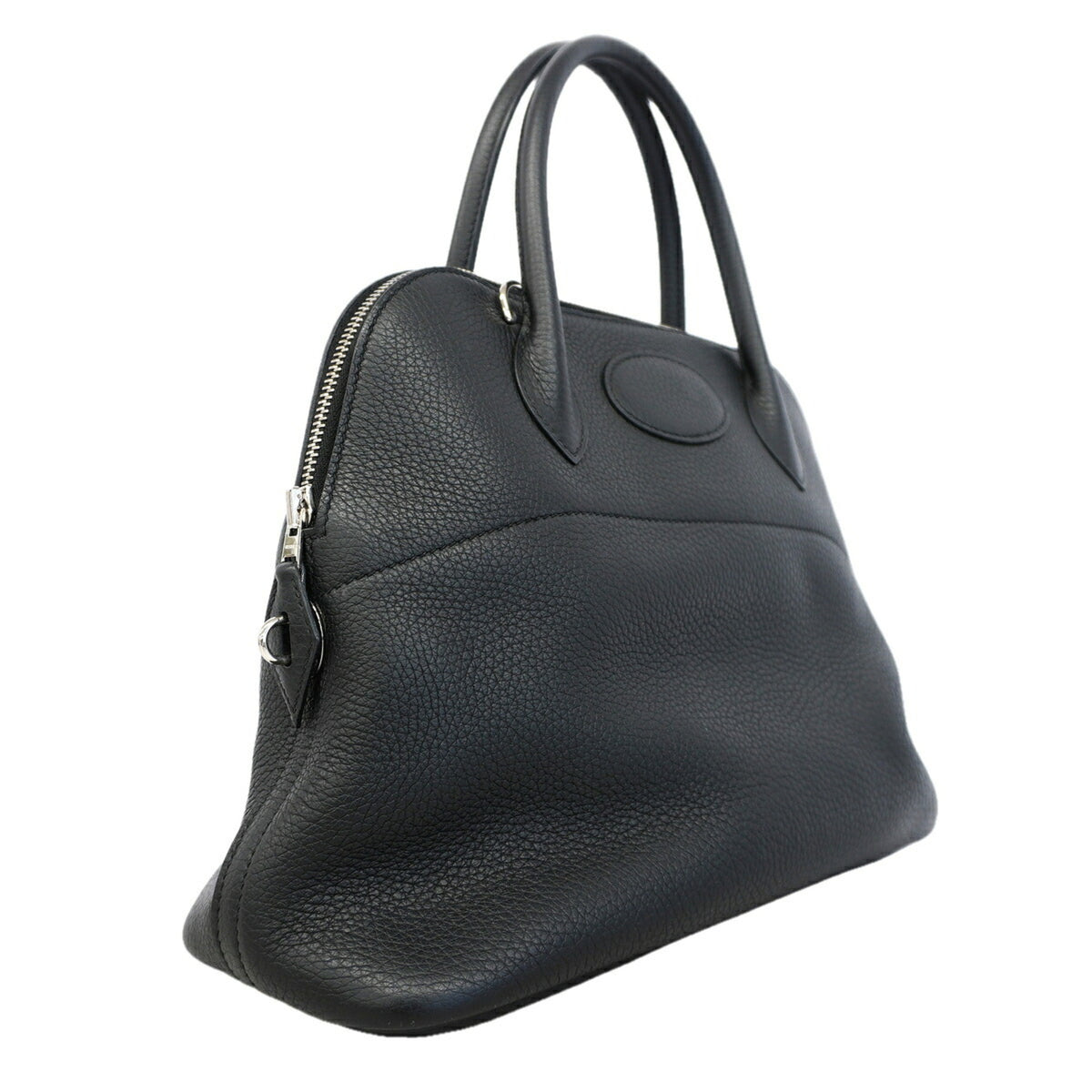Hermes Black Taurillon Clemence Leather Handbag (Pre-Owned)