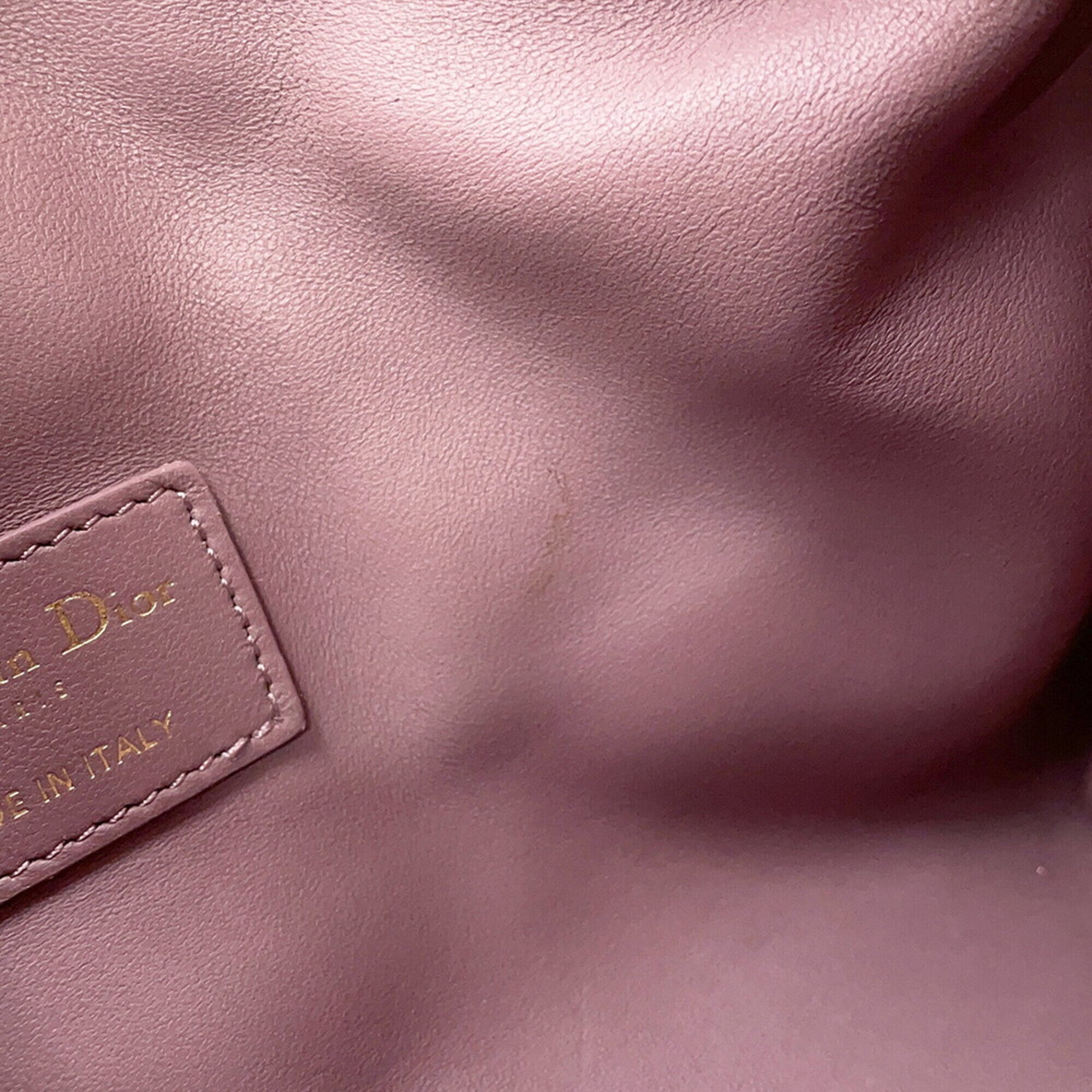 Christian Dior Gold Leather Handbag (Pre-Owned)