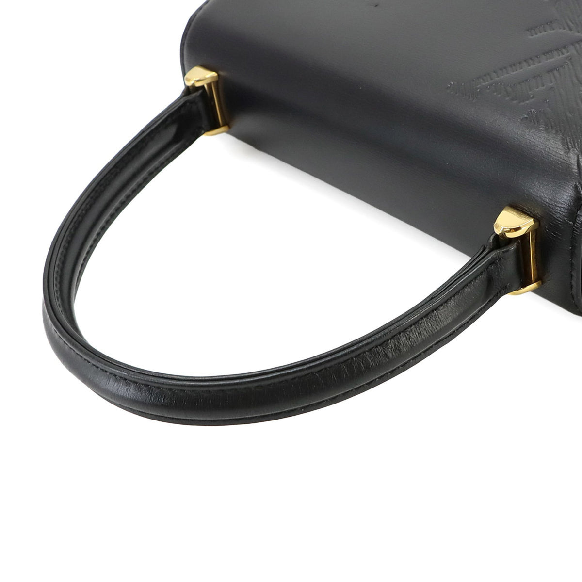 Louis Vuitton Black Noir Leather Handbag (Pre-Owned)