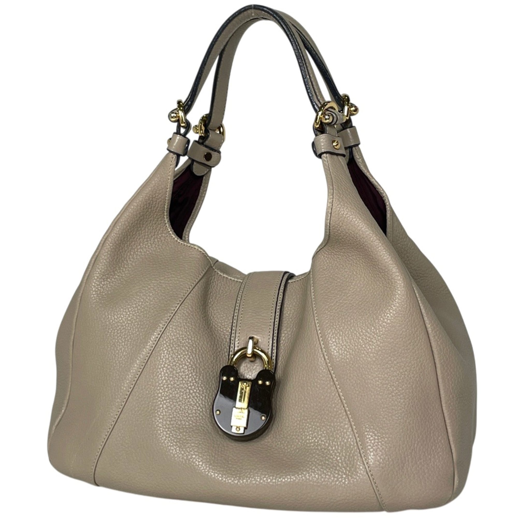 Loewe Beige Leather Shoulder Bag (Pre-Owned)