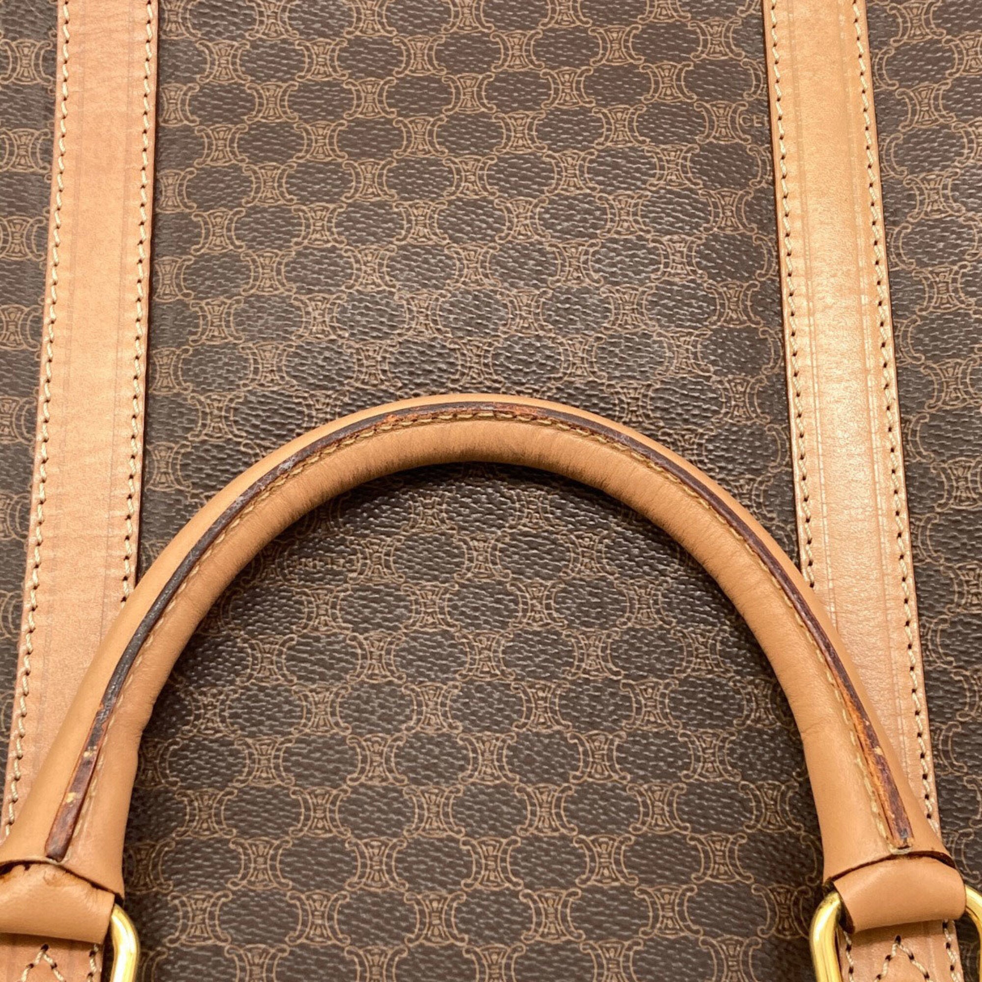 Celine Brown Leather Briefcase (Pre-Owned)