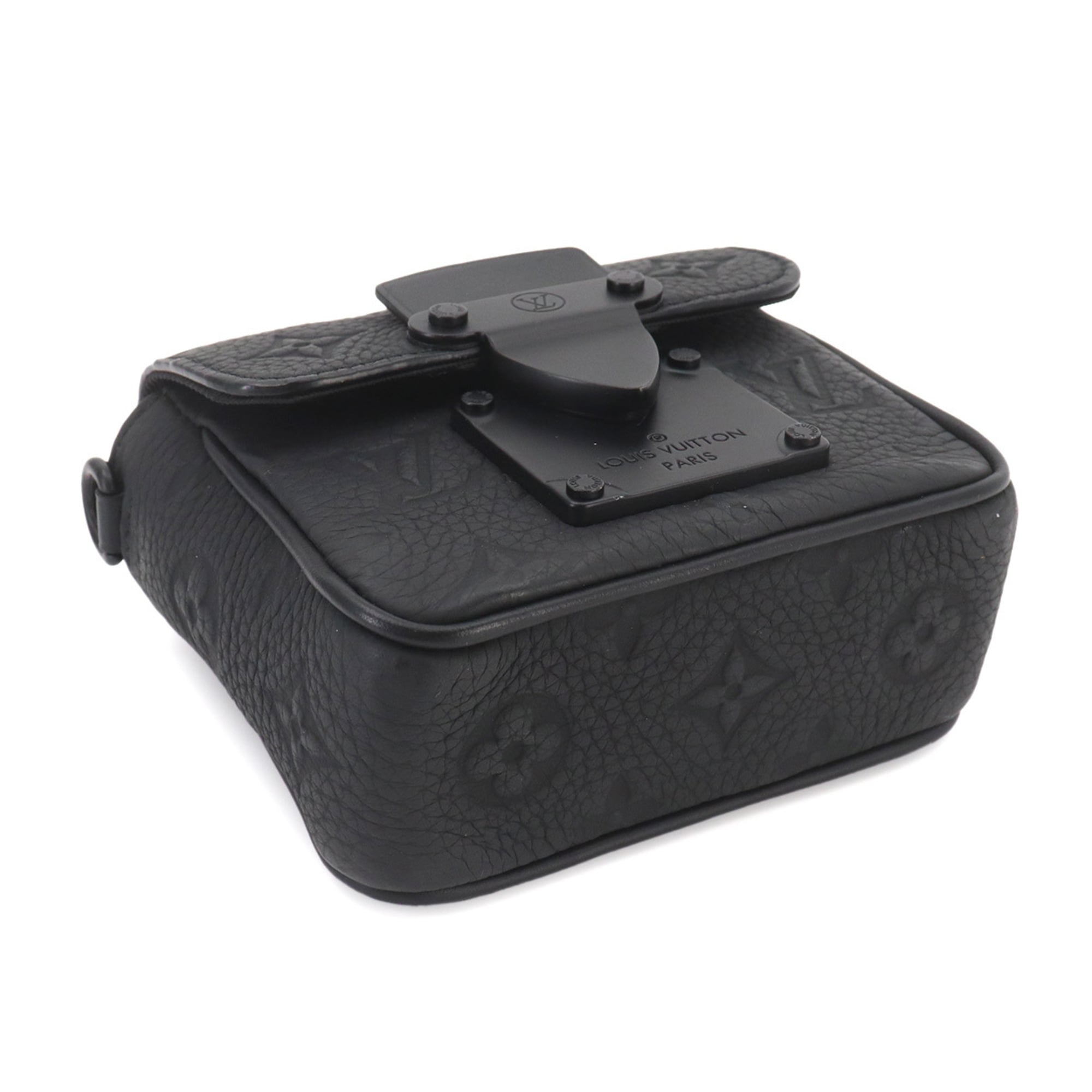 Louis Vuitton Black Monogram Empreinte Handbag Shoulder Bag (Pre-Owned)