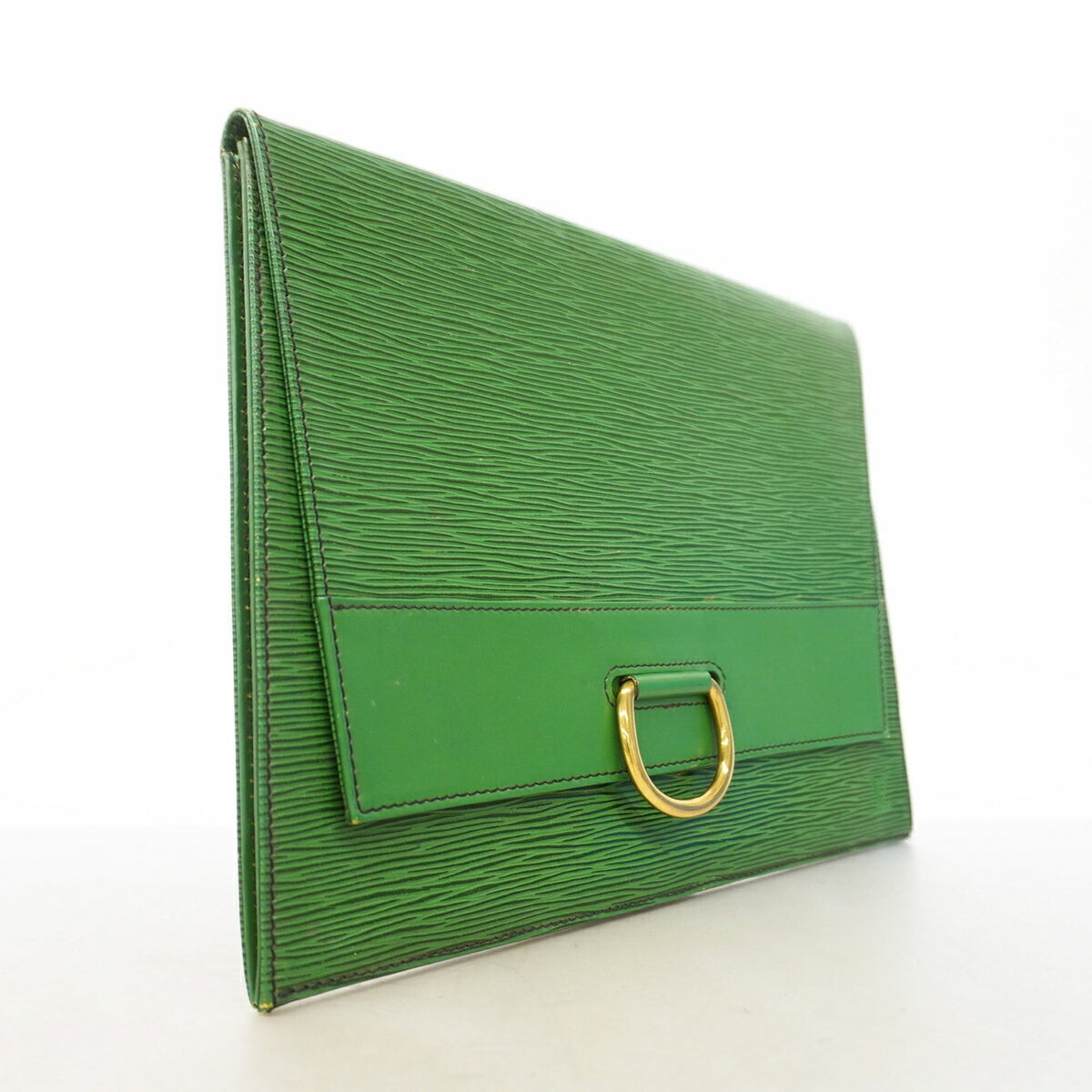 Louis Vuitton Borneo Green Clutch Bag (Pre-Owned)