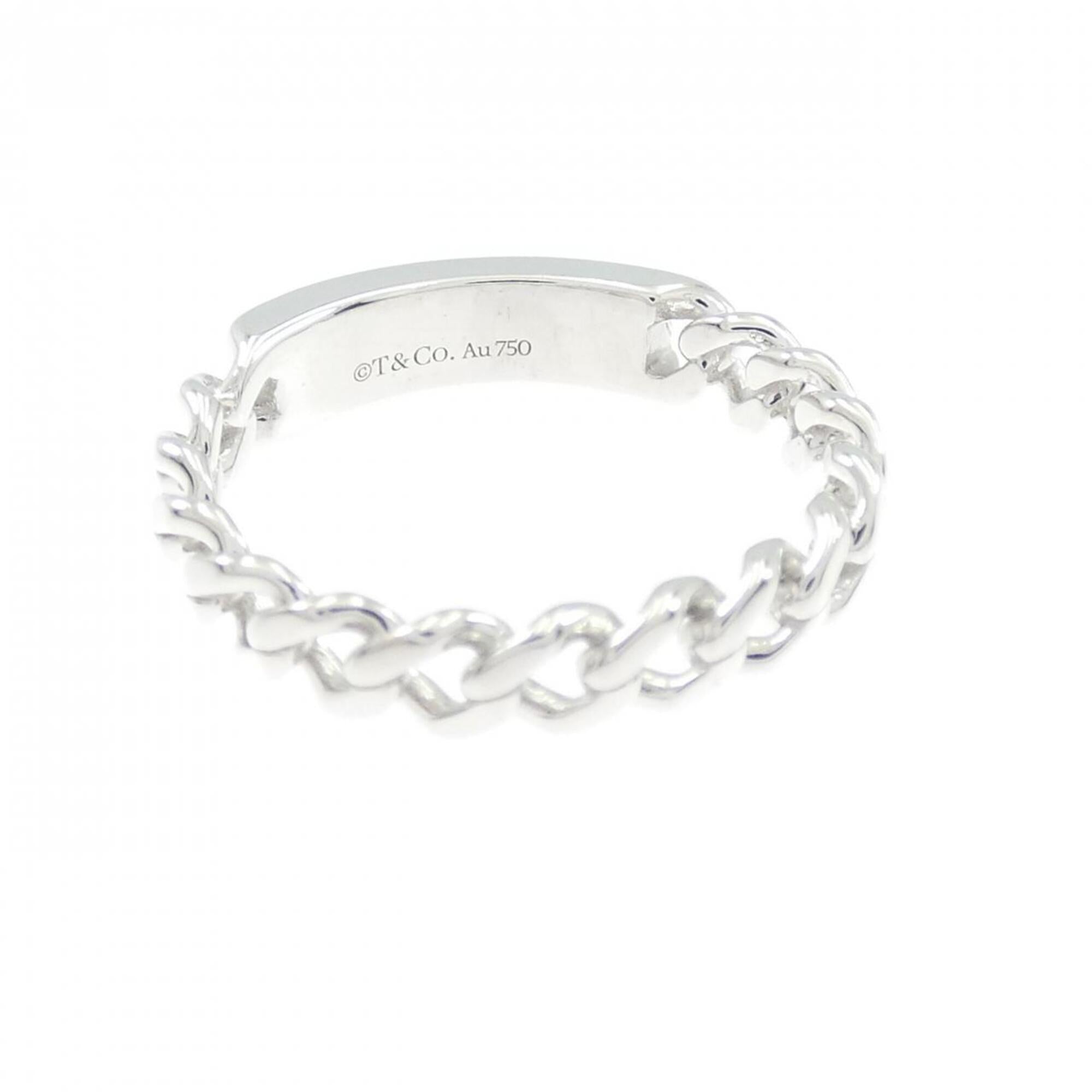 Tiffany White Gold (18K) Band Ring (Pre-Owned)