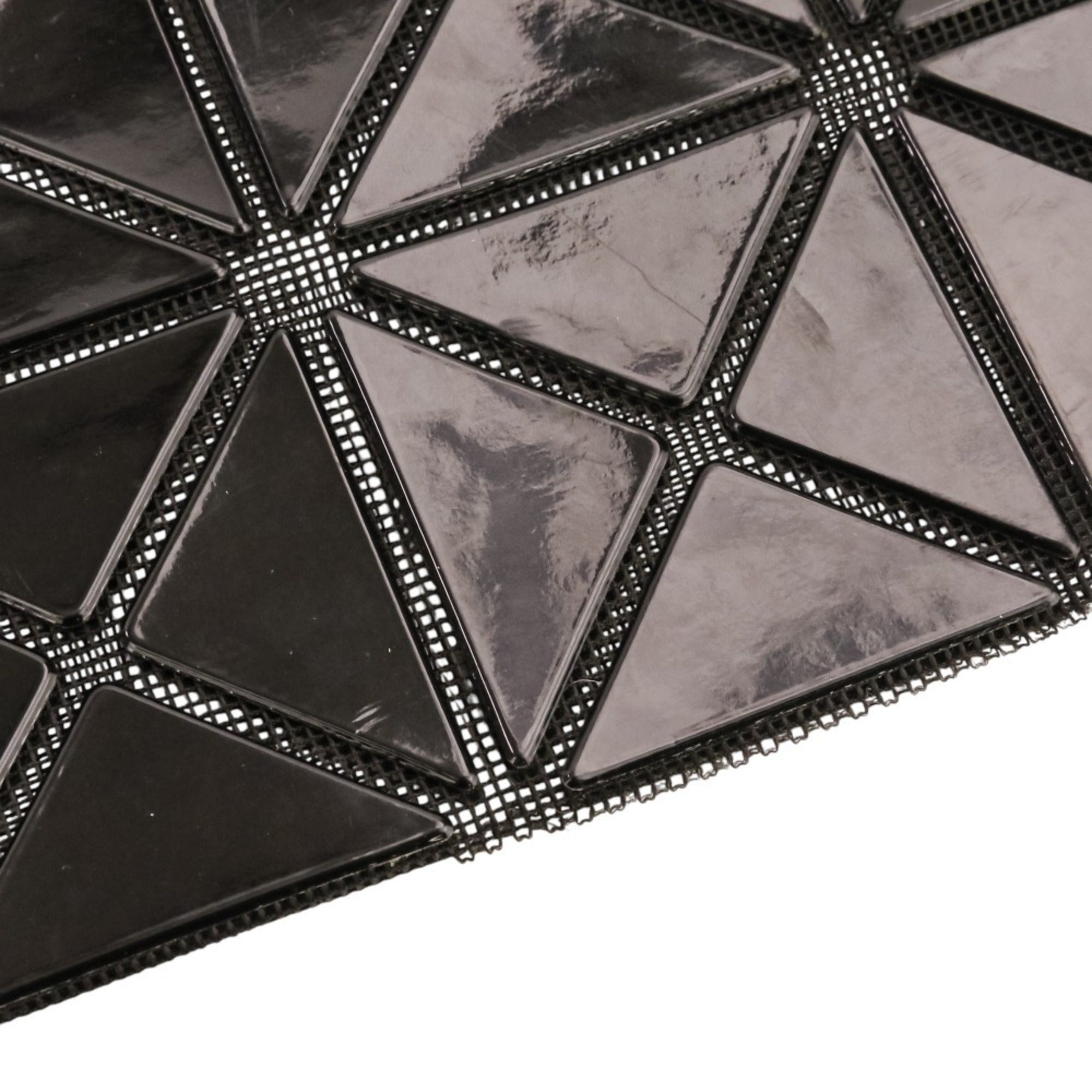 Bao Bao Issey Miyake Black Polyester Nylon Vinyl Tote Bag (Pre-Owned)