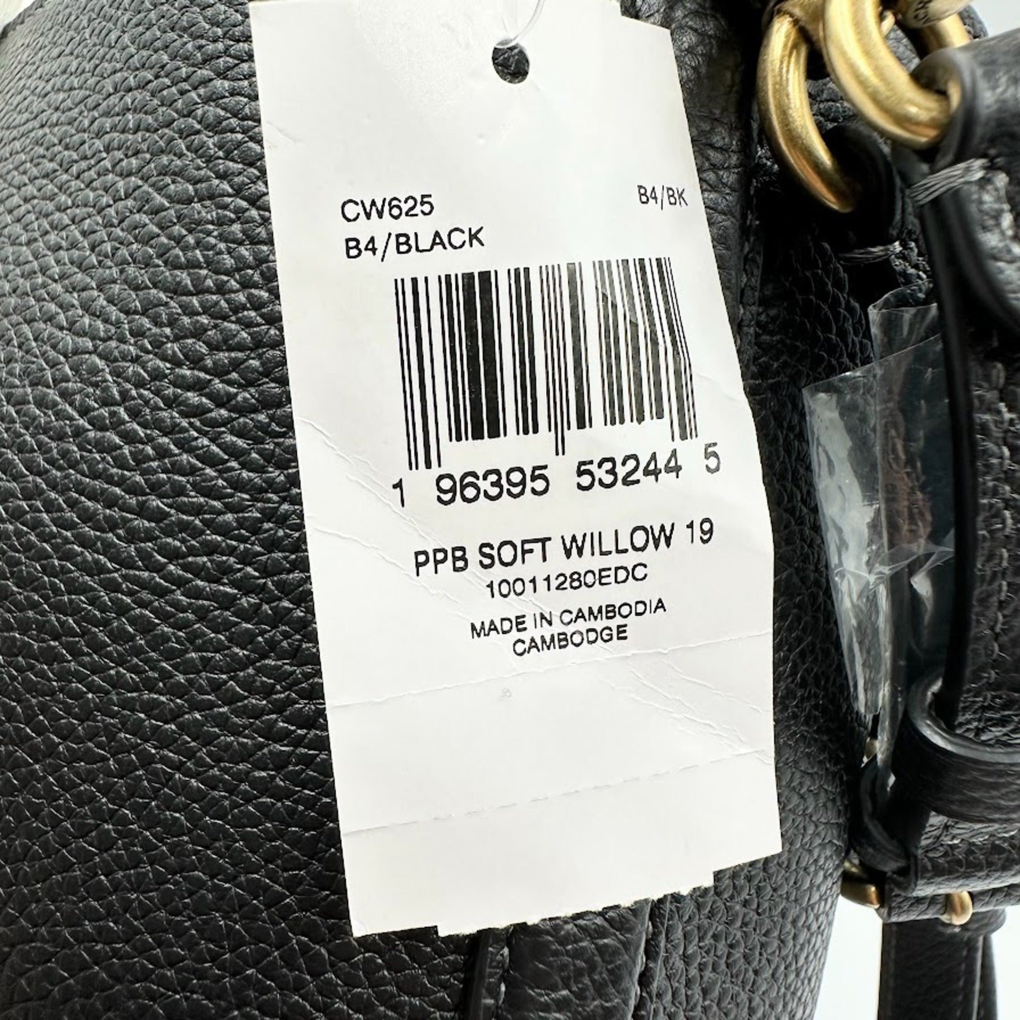 Coach Black Leather Shoulder Bag (Pre-Owned)