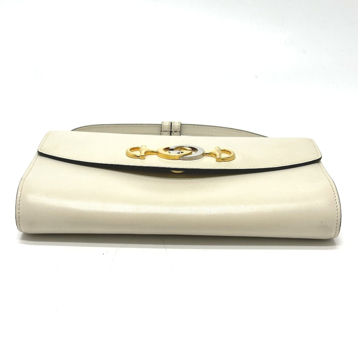 Gucci White Leather Shoulder Bag (Pre-Owned)