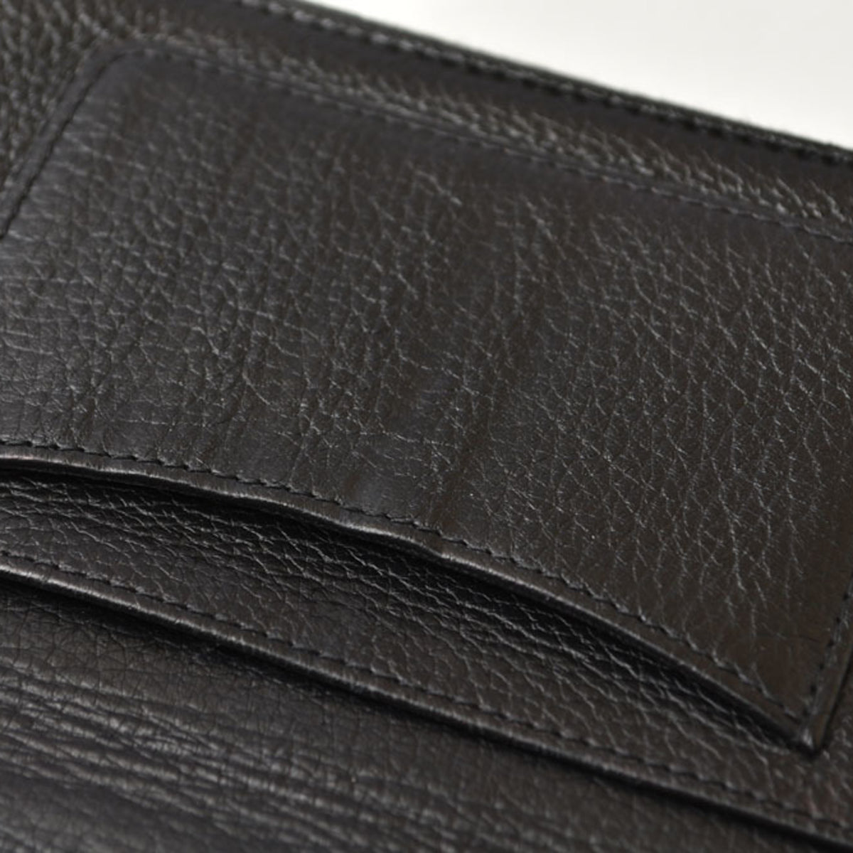 Chanel Black Leather Long Wallet (Bi-Fold) (Pre-Owned)