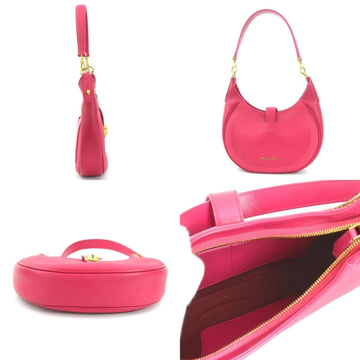 Bvlgari Leather Shoulder Bag (Pre-Owned)