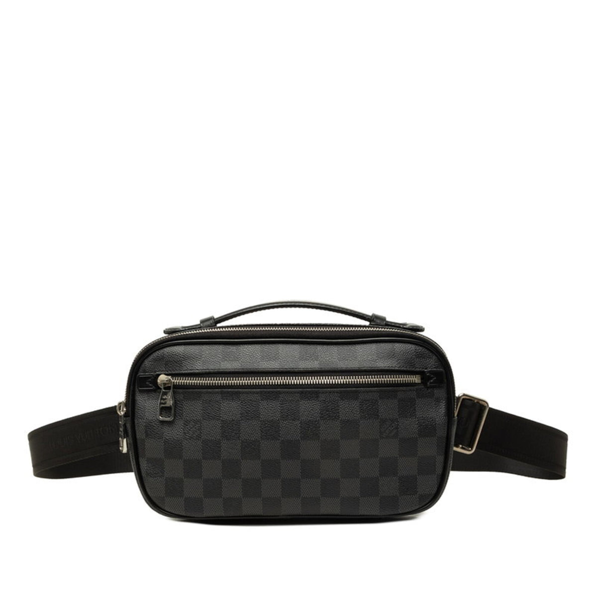 Louis Vuitton Damier Graphite Black Gray Pvc Leather Sling Bag (Pre-Owned)