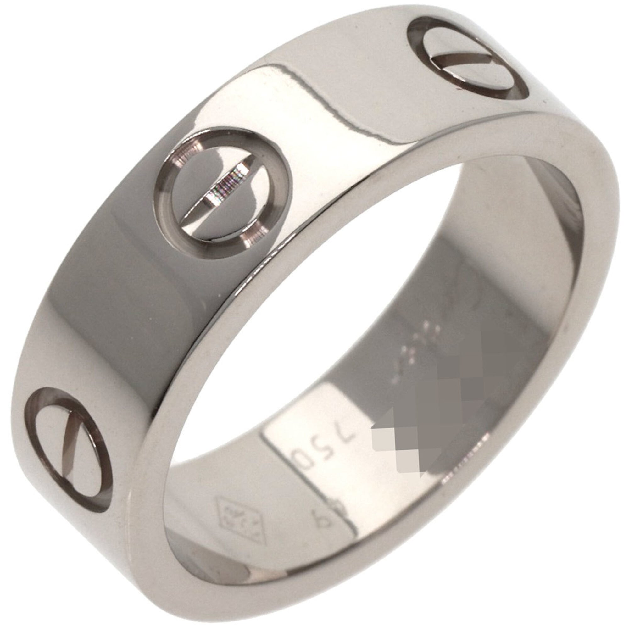 Cartier White Gold White Gold (18K) Band Ring (Pre-Owned)