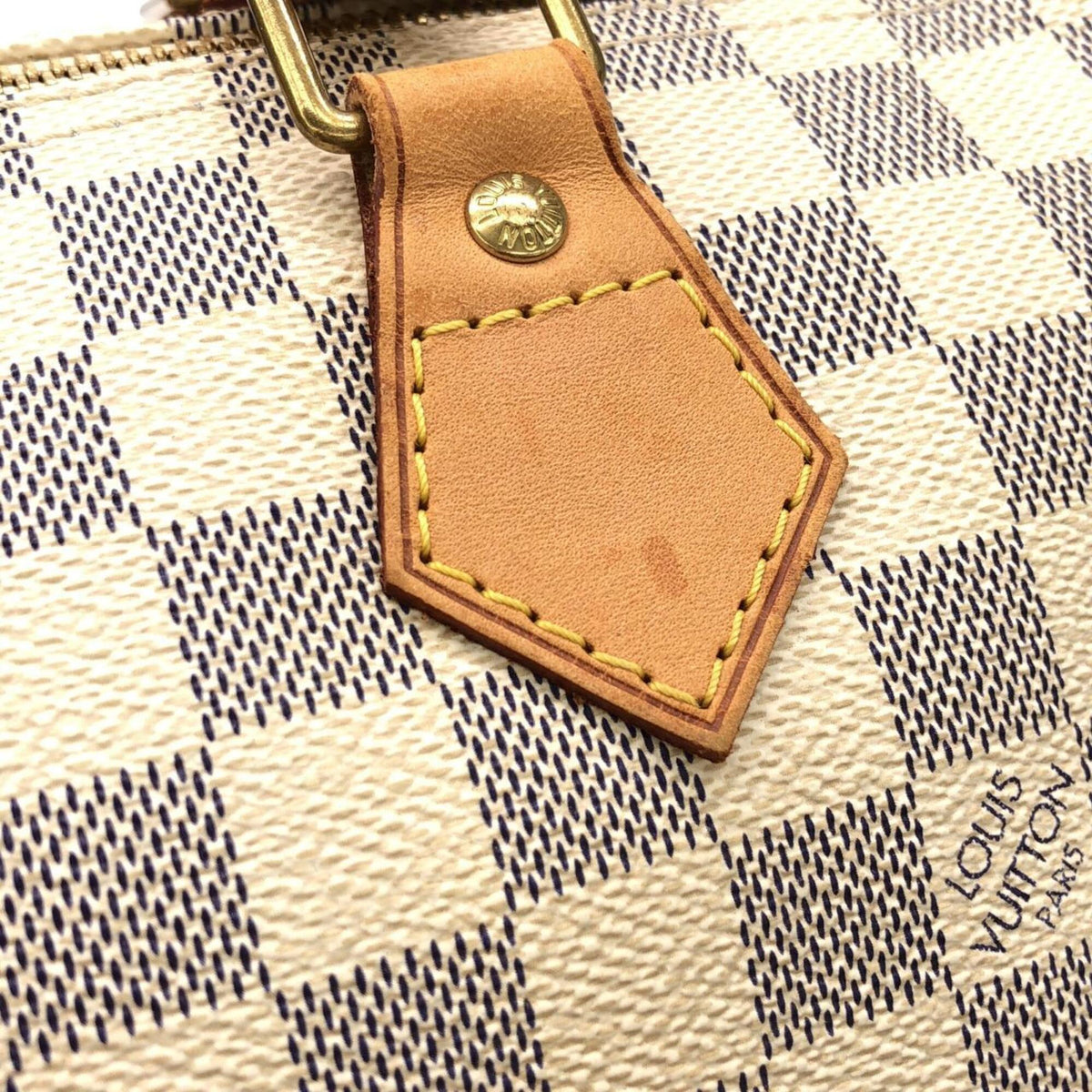 Louis Vuitton Azur Coated Canvas Boston Bag (Pre-Owned)
