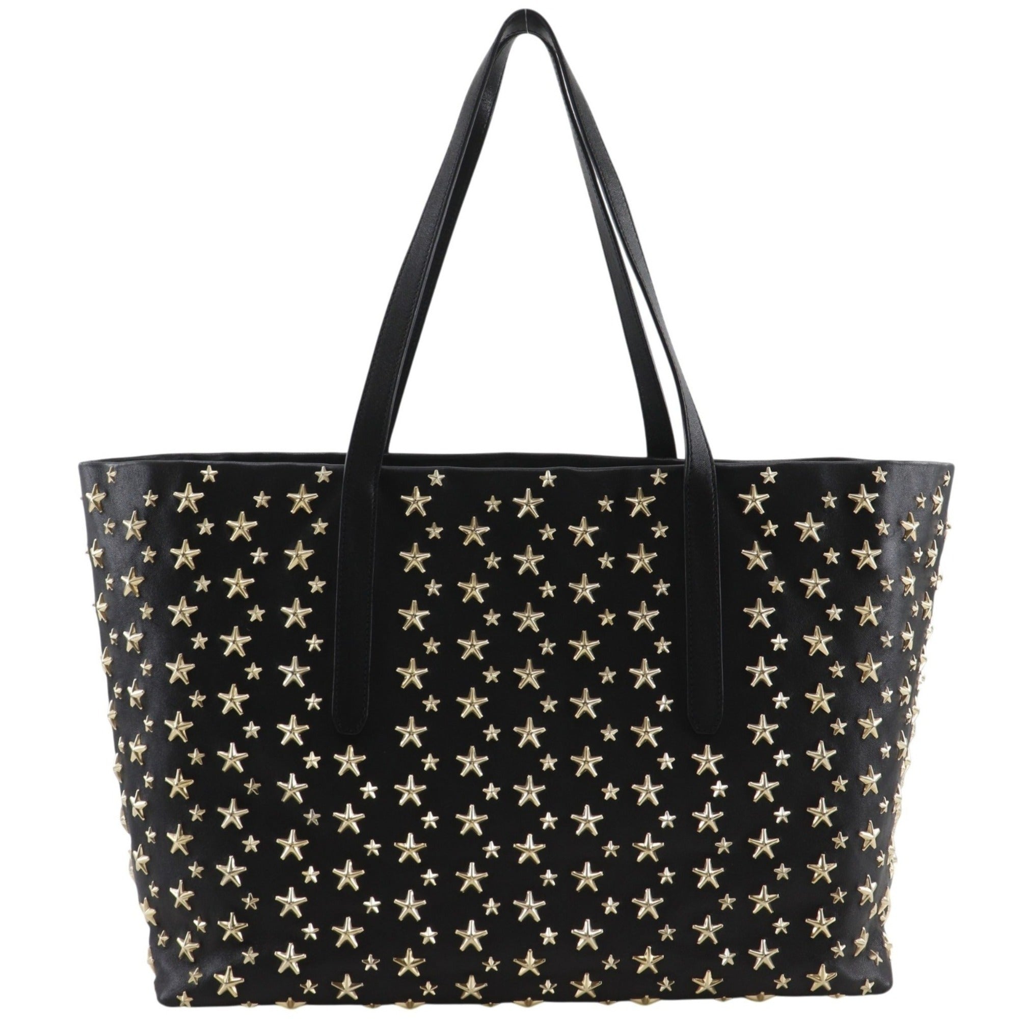 Jimmy Choo Black Leather Tote Bag (Pre-Owned)