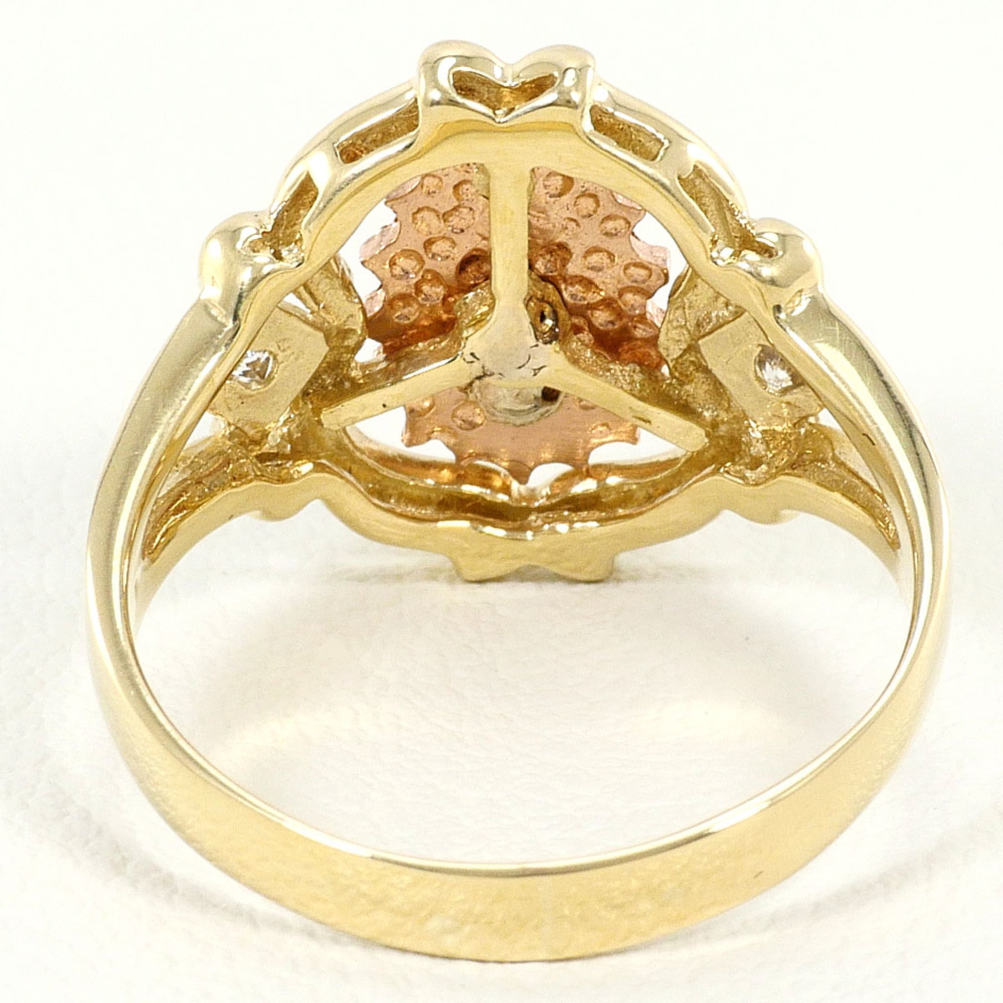 Unbranded Pink Gold White Gold Yellow Gold Pink Gold (10K) White Gold (10K) Yellow Gold (10K) Band Ring (Pre-Owned)